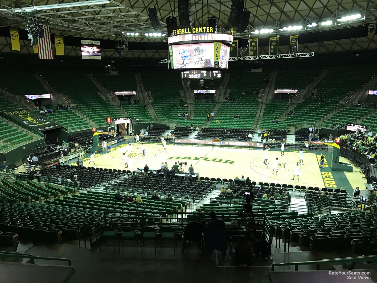section 124, row 24 seat view  - ferrell center