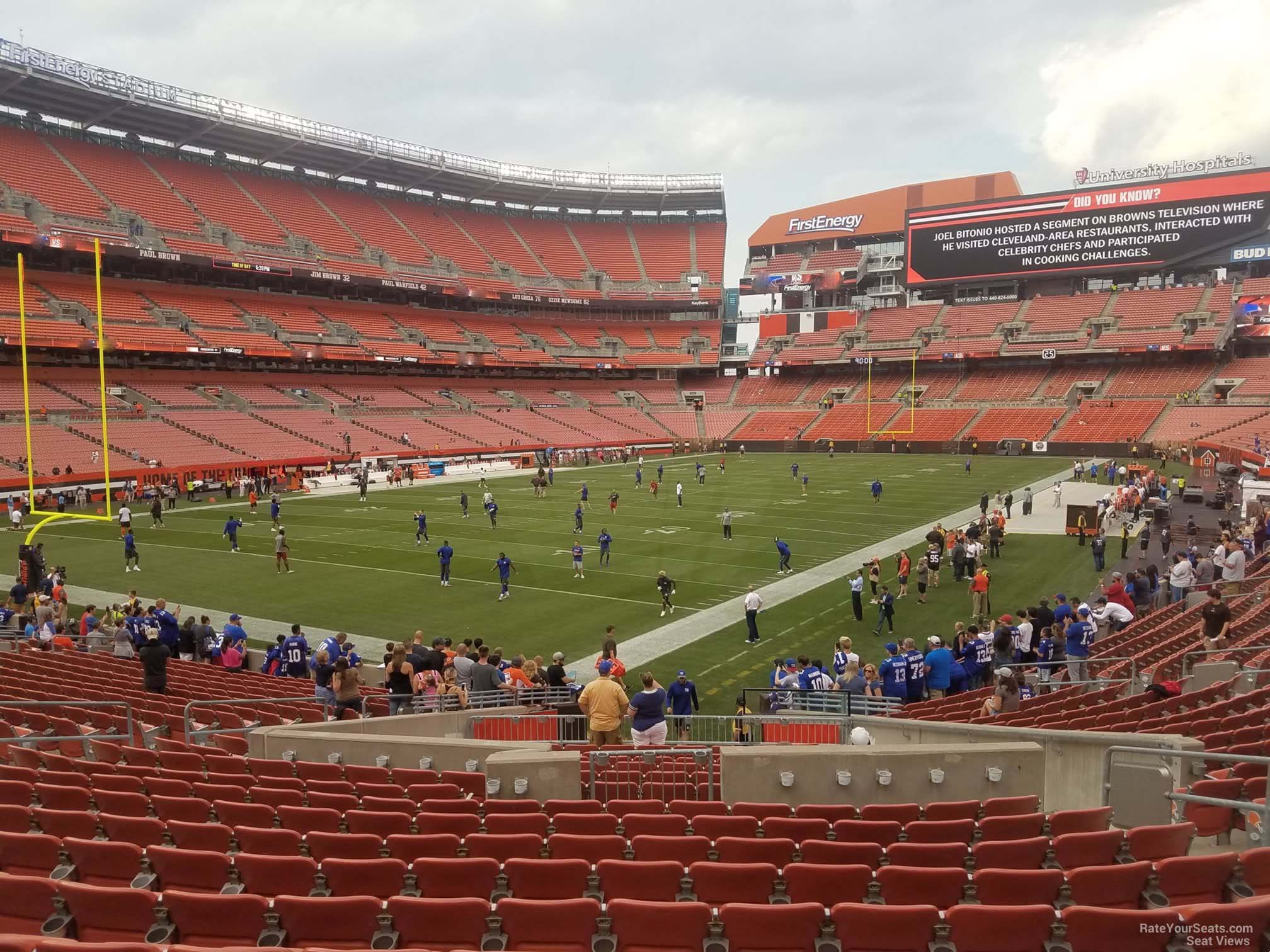 First Energy Field Seating Chart