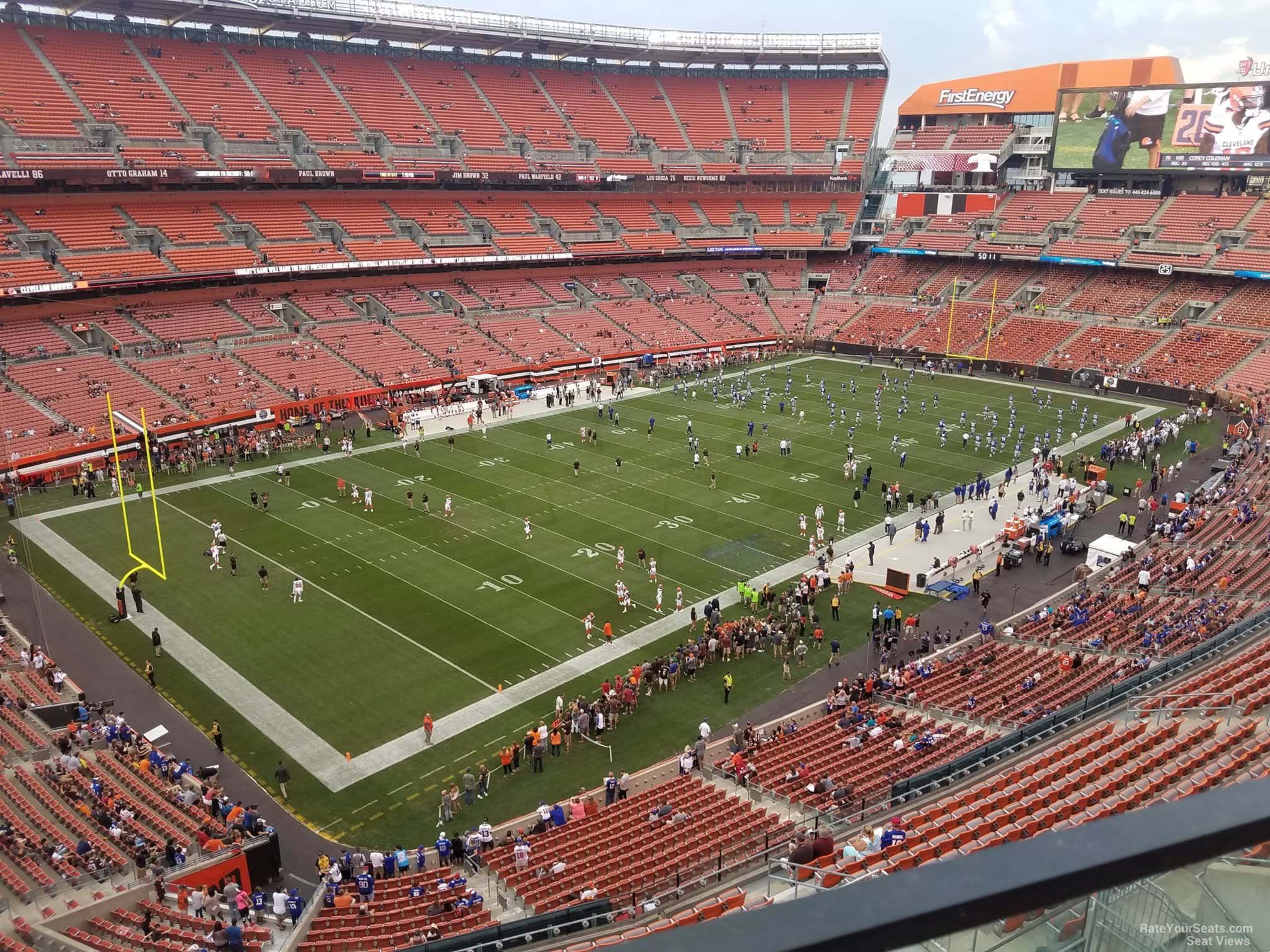 section 502, row 2 seat view  for football - huntington bank field