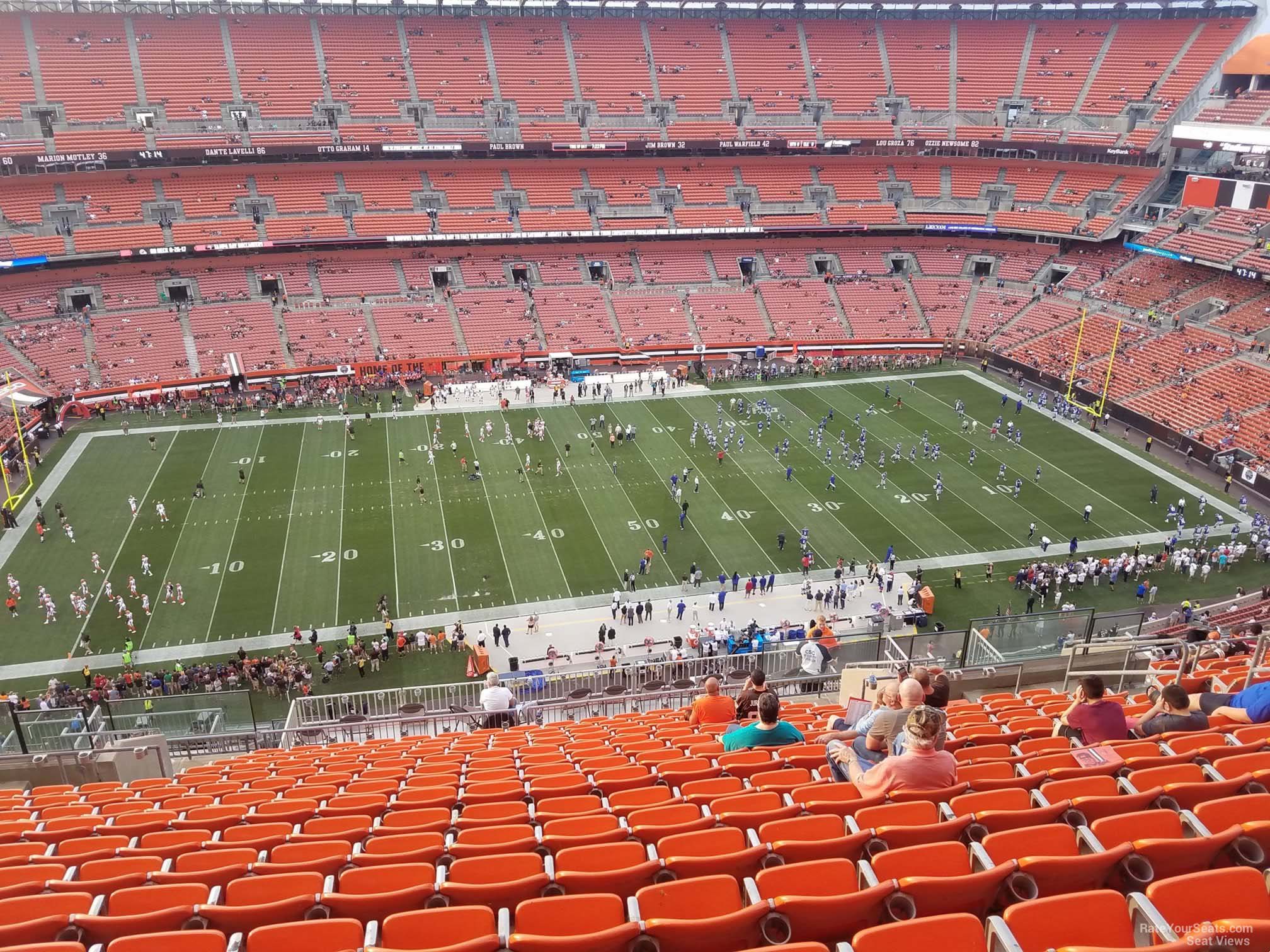 section 507, row 22 seat view  for football - huntington bank field