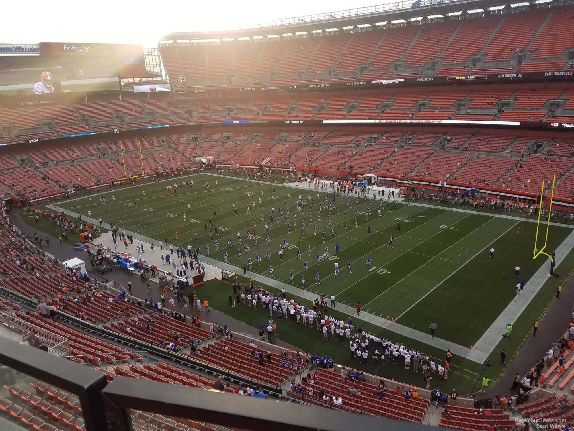 section 514, row 2 seat view  for football - huntington bank field