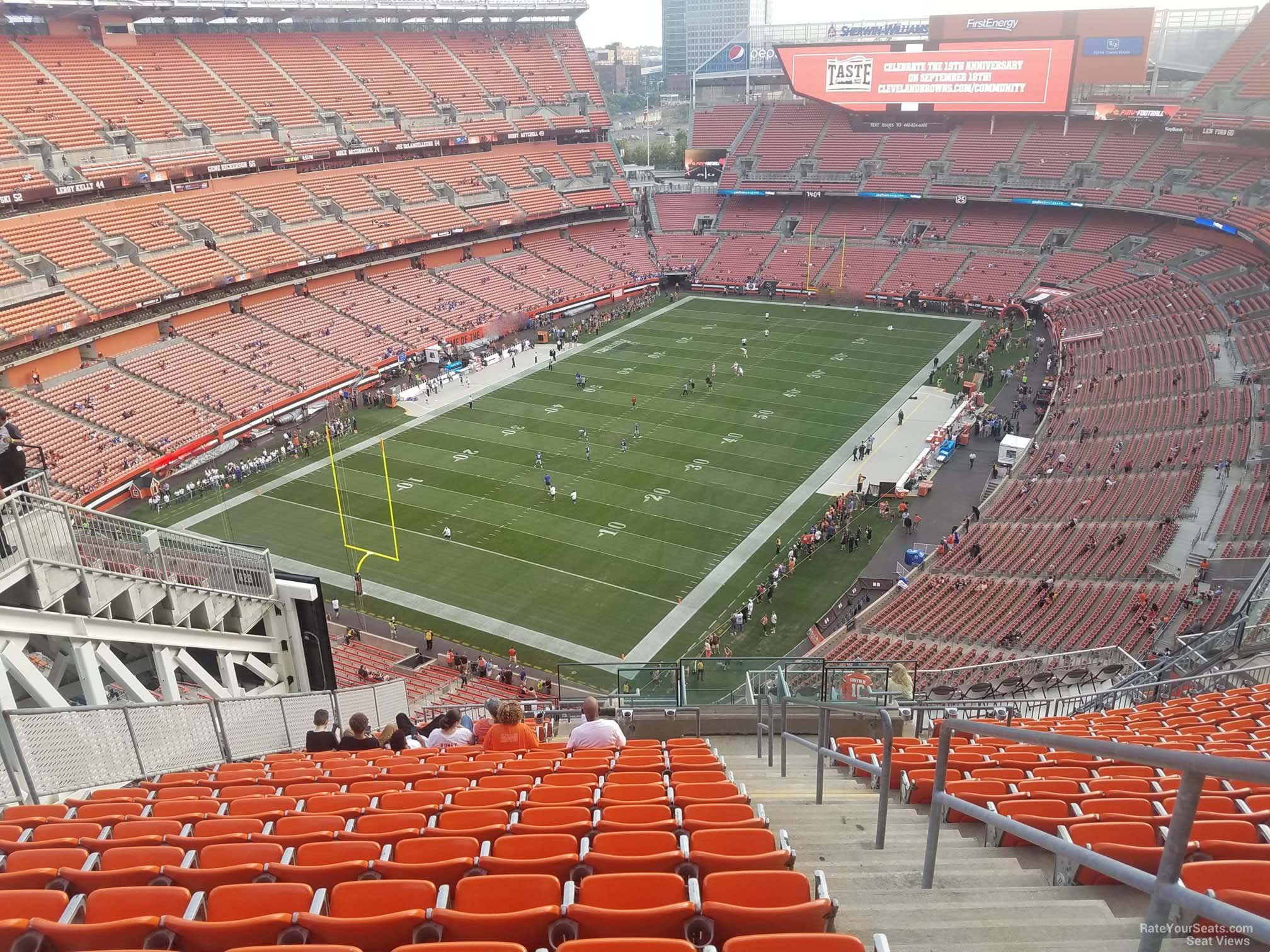 section 524, row 22 seat view  for football - huntington bank field