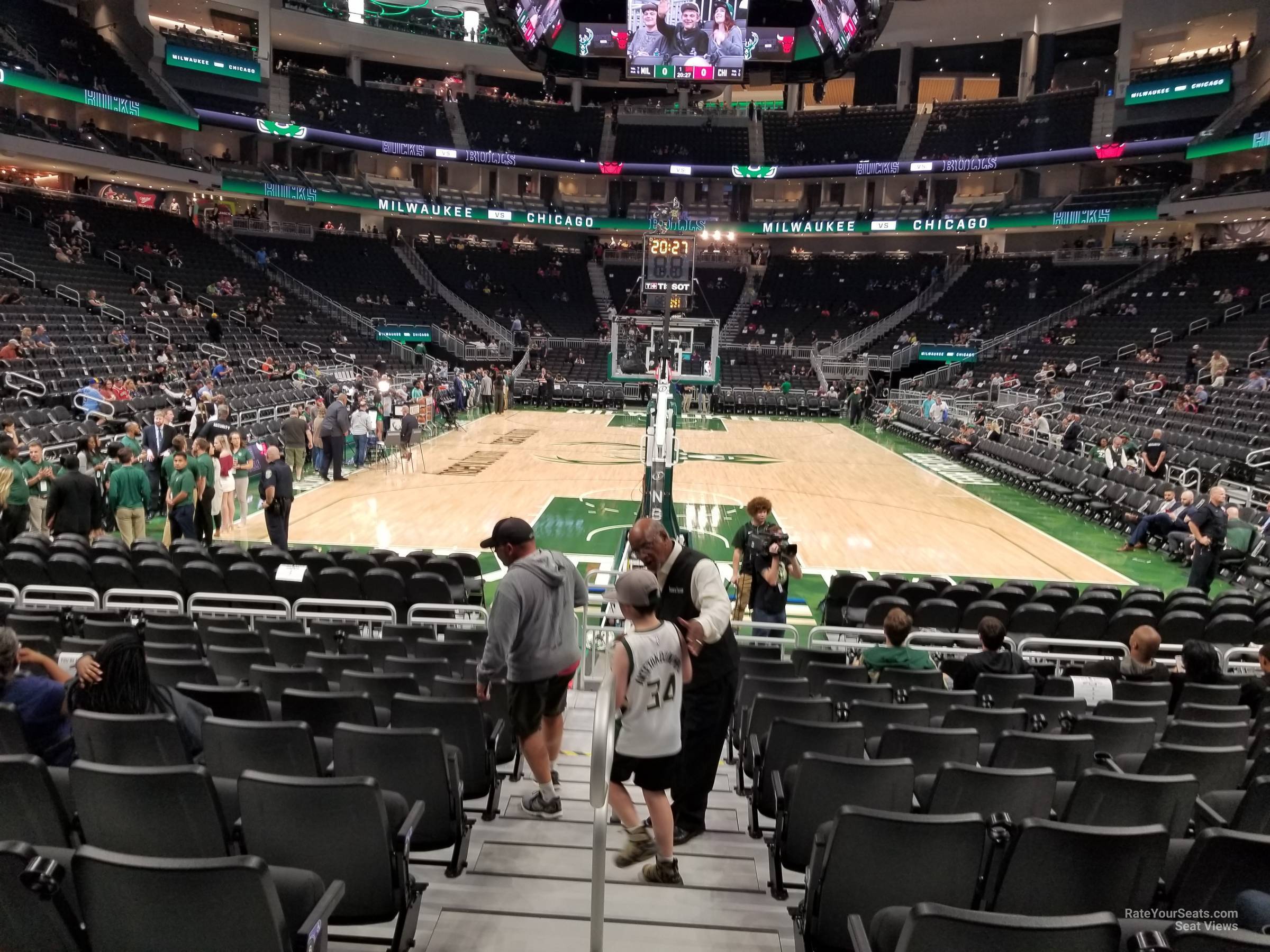 Fiserv Forum Section 111 Milwaukee Bucks