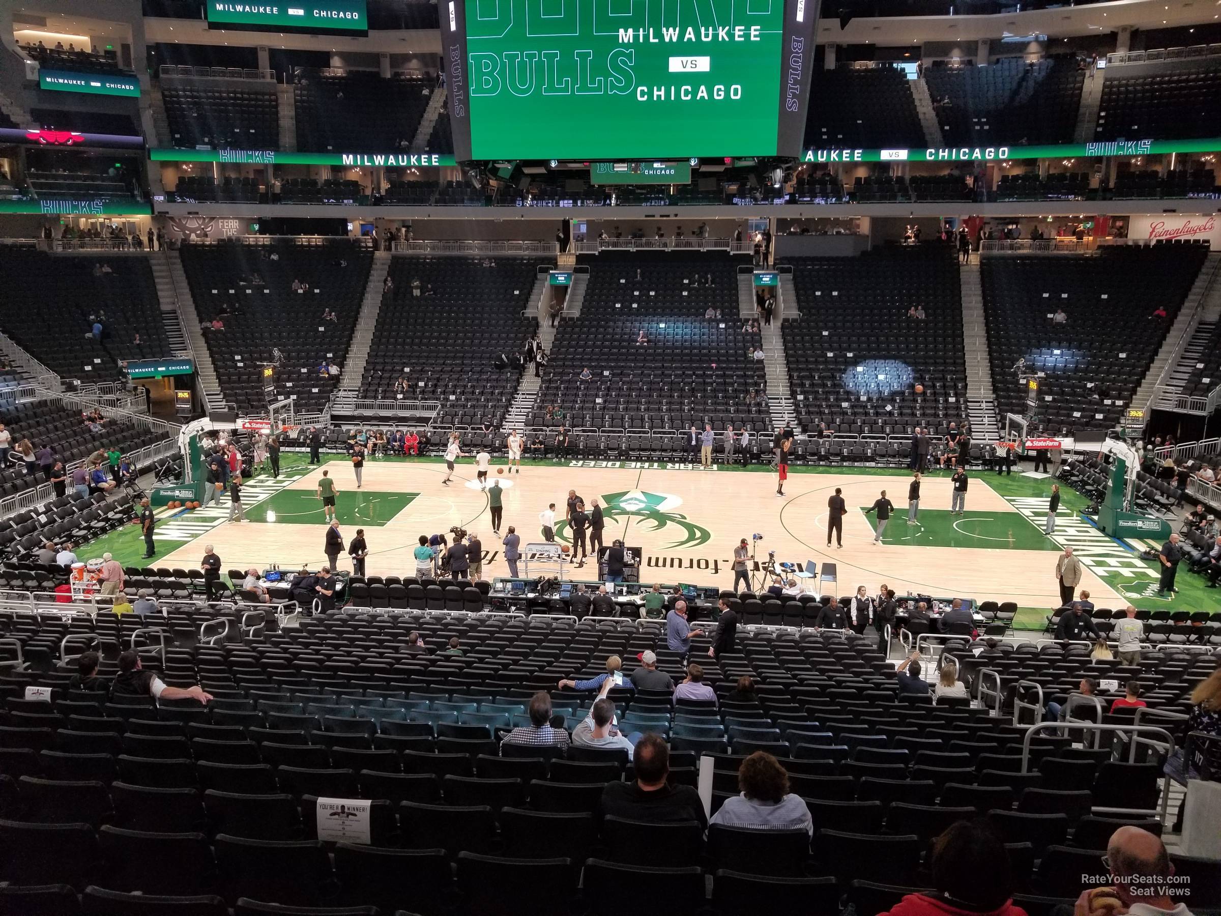 Fiserv Forum Section 117 Milwaukee Bucks