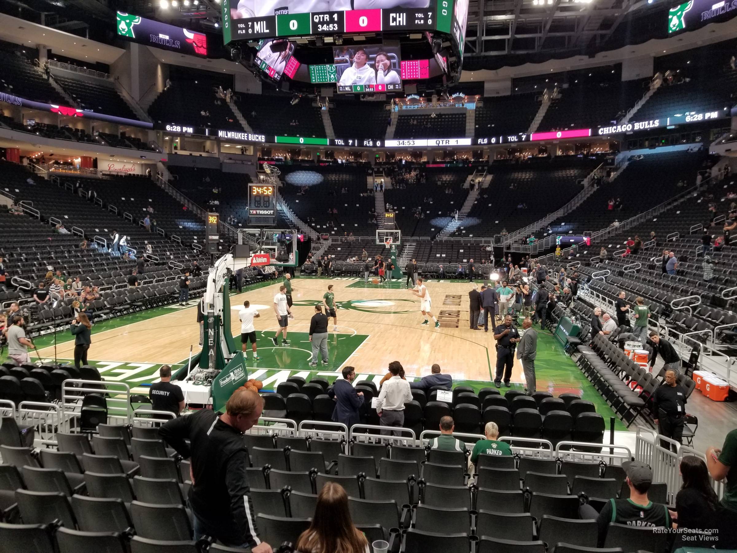 Fiserv Forum Seating View - wthna8o
