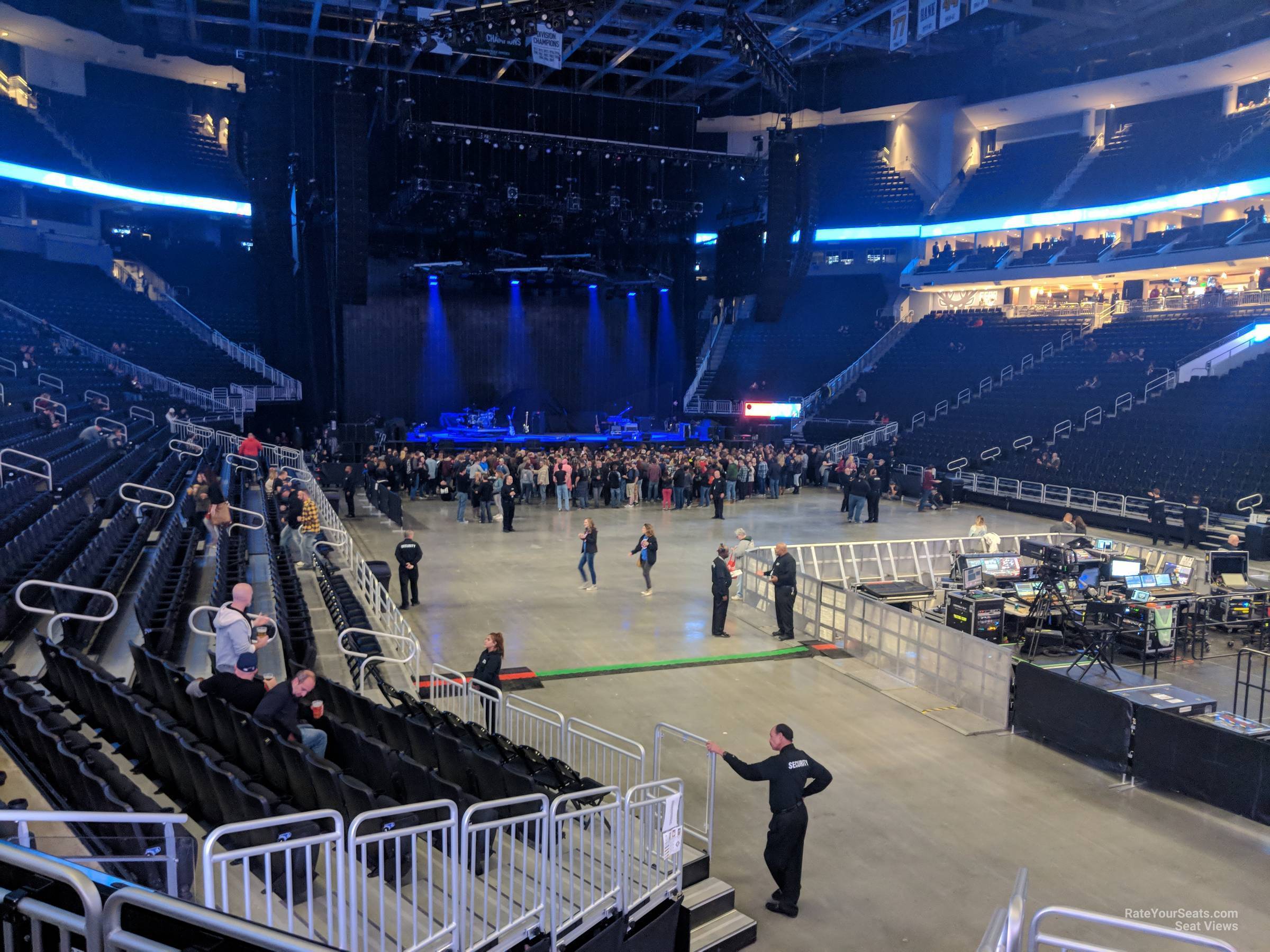 section 103, row 11 seat view  for concert - fiserv forum