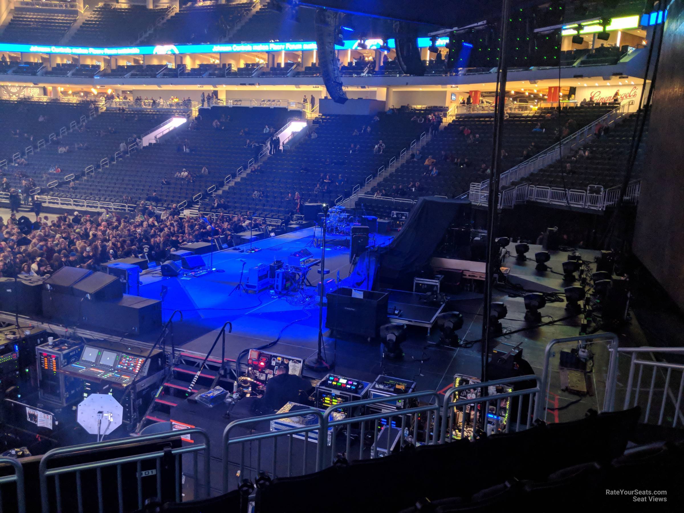 section 114, row 13 seat view  for concert - fiserv forum
