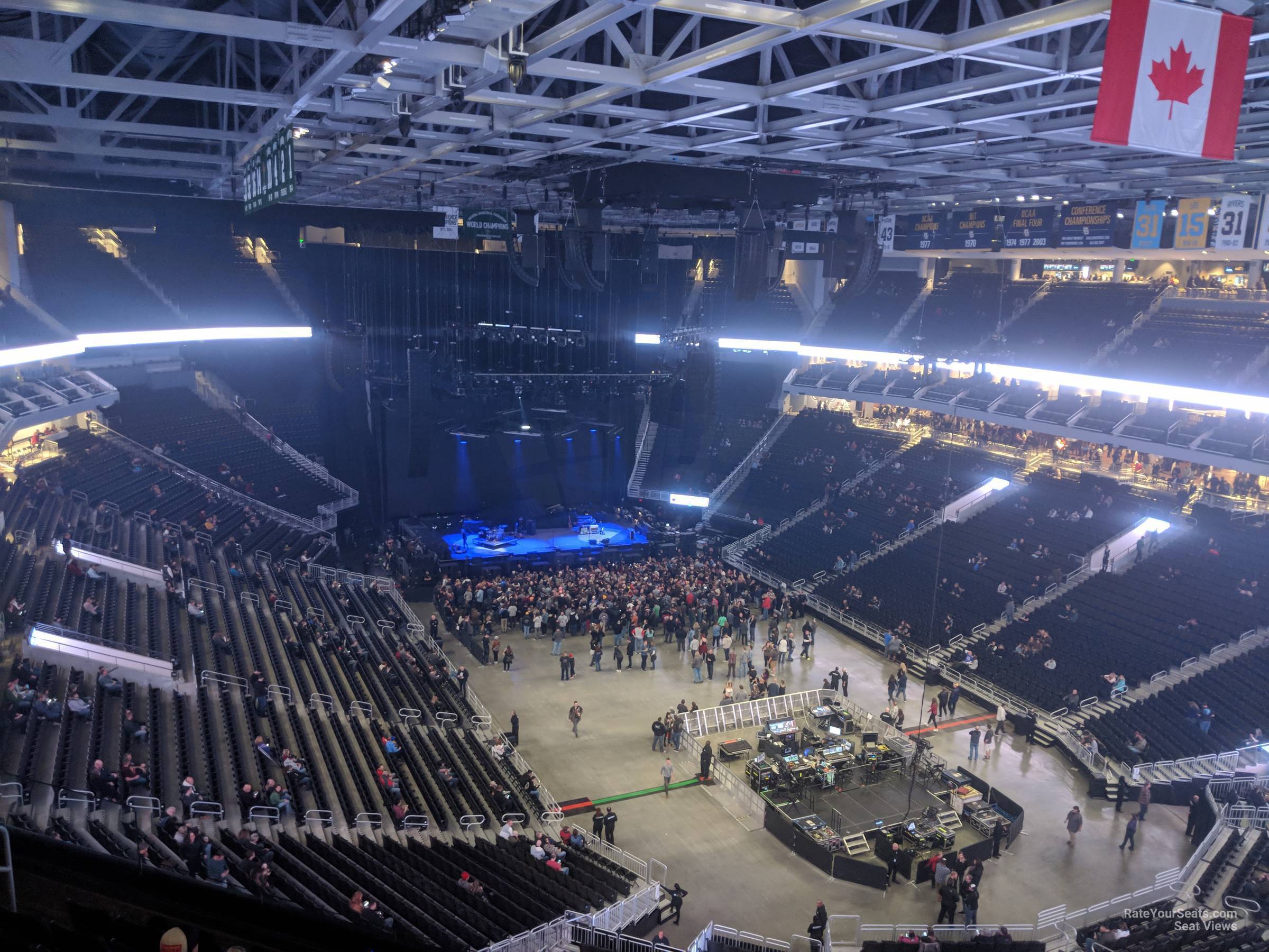 section 203, row 8 seat view  for concert - fiserv forum