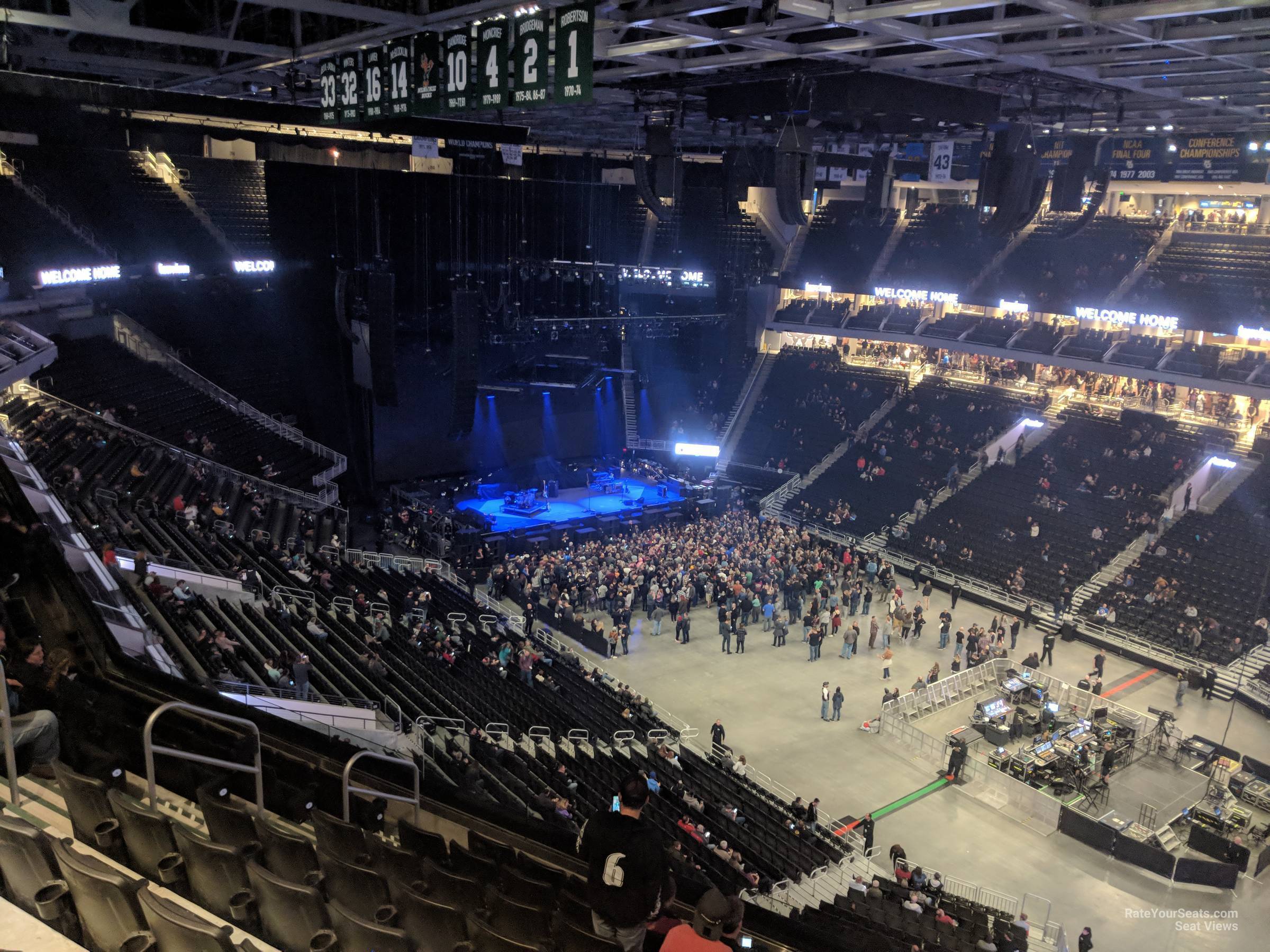 Fiserv Forum Section 205 Concert Seating