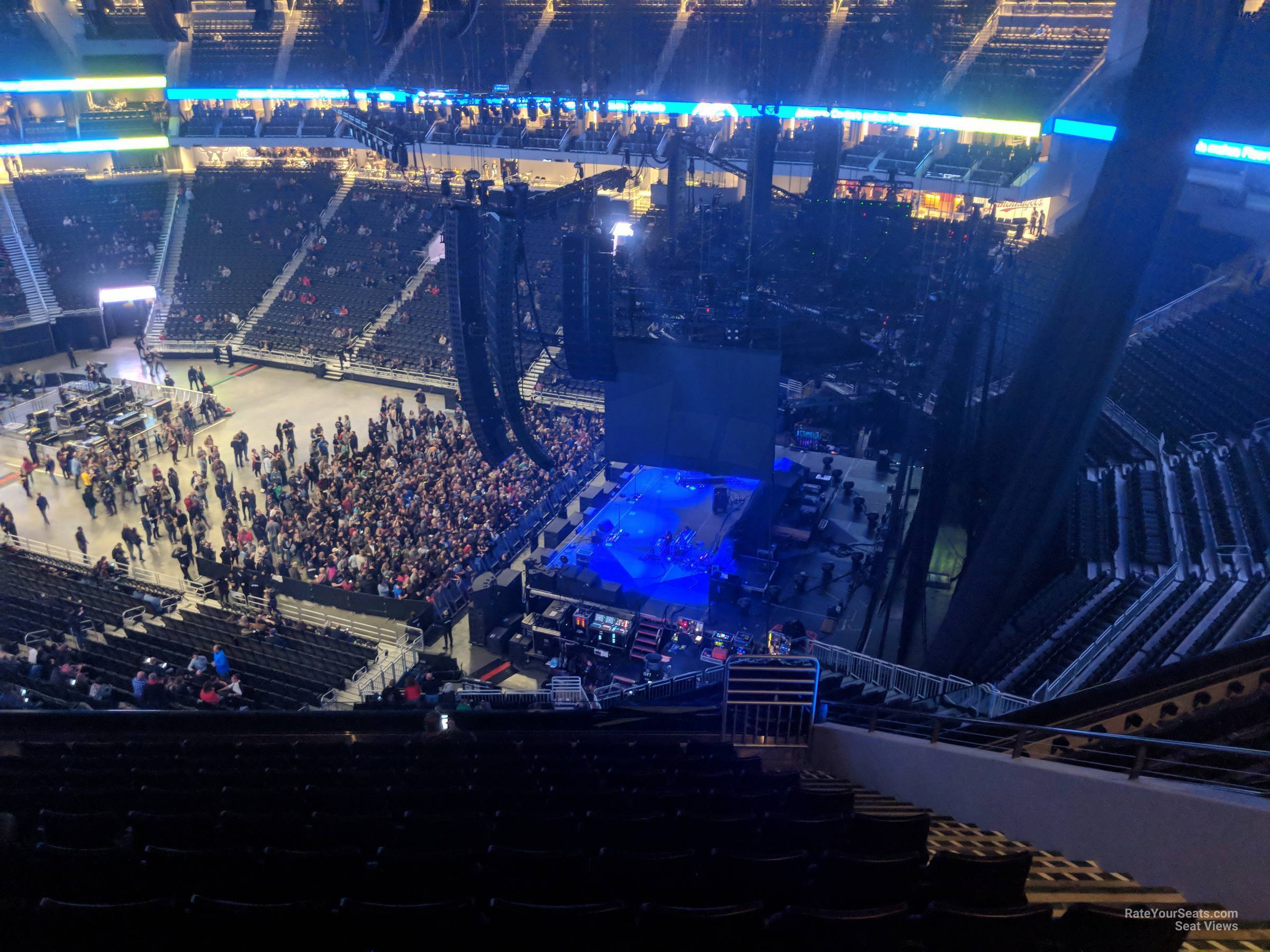 section 219, row 11 seat view  for concert - fiserv forum