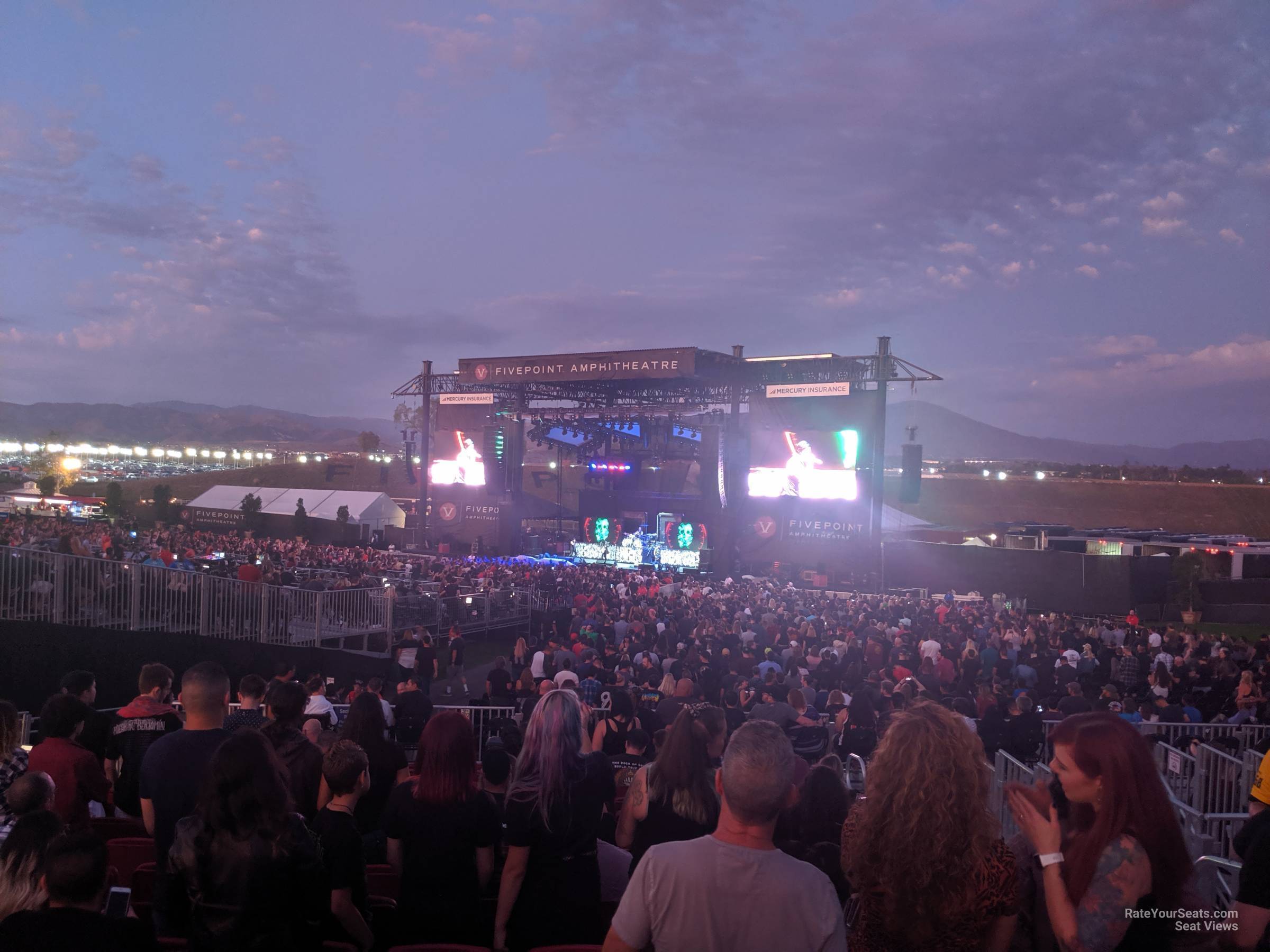 section 302, row 16 seat view  - fivepoint amphitheatre
