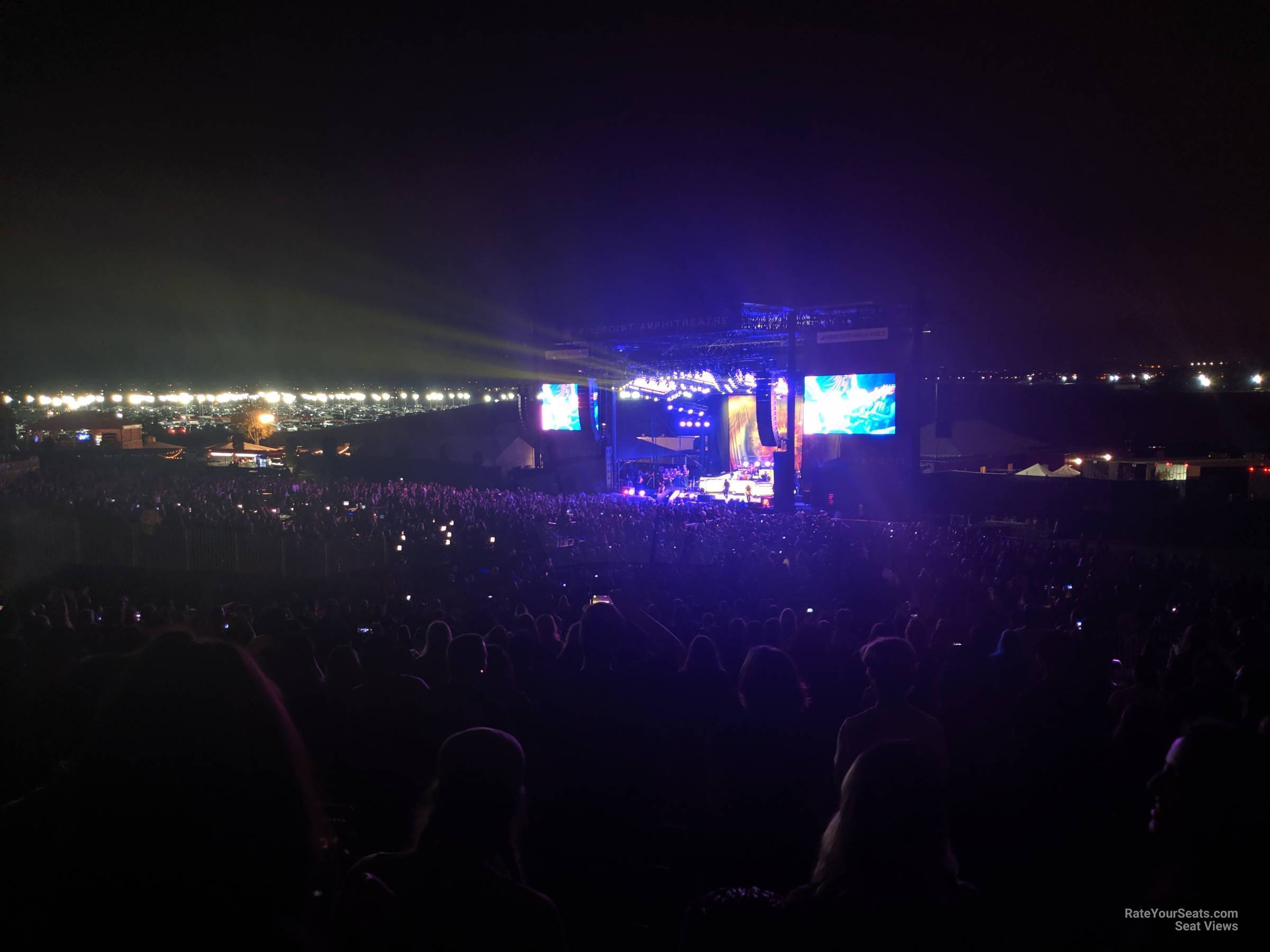 section 302, row 20 seat view  - fivepoint amphitheatre