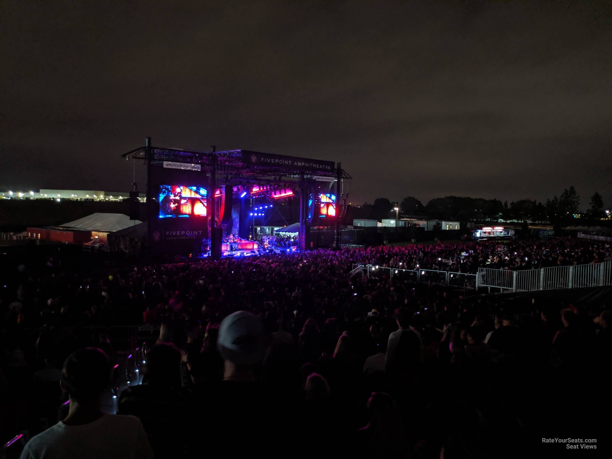 section 305, row 20 seat view  - fivepoint amphitheatre