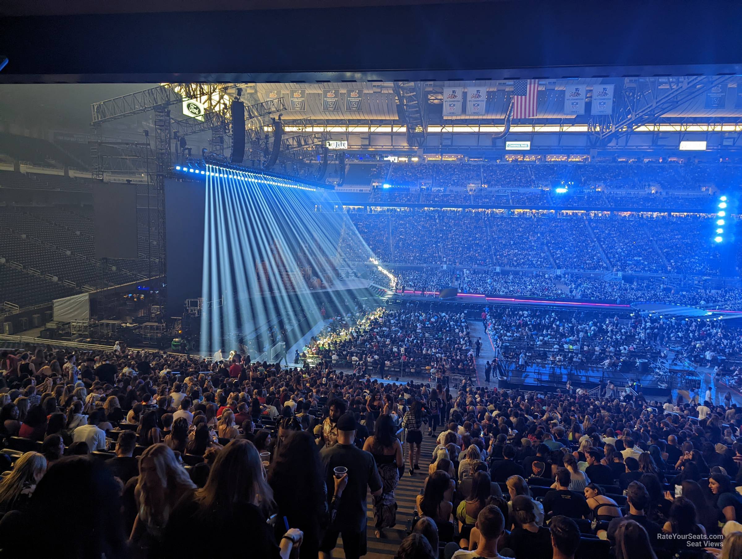 section 104 seat view  for concert - ford field