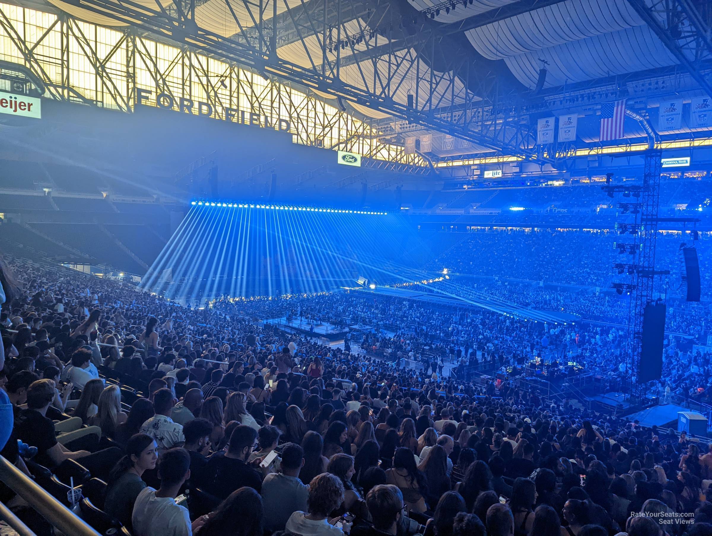 section 108 seat view  for concert - ford field