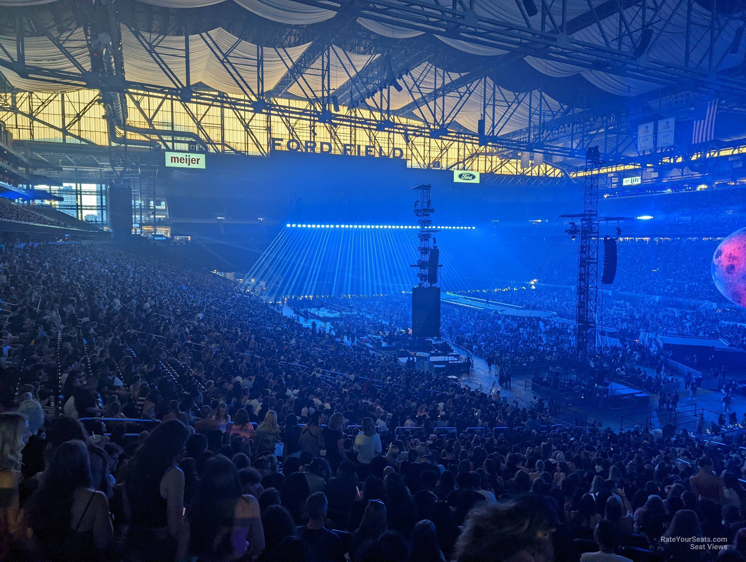 section 111 seat view  for concert - ford field