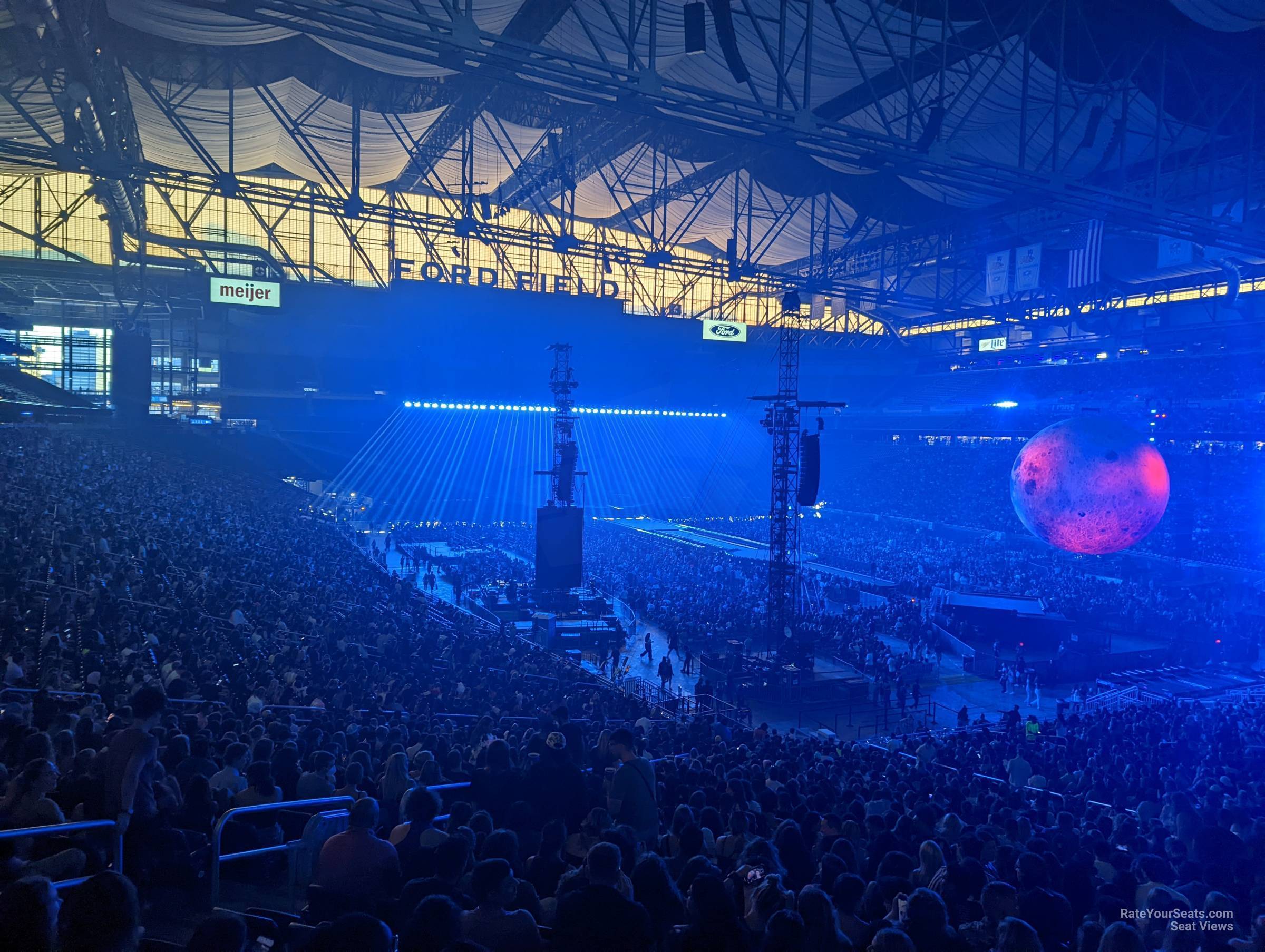 section 112 seat view  for concert - ford field