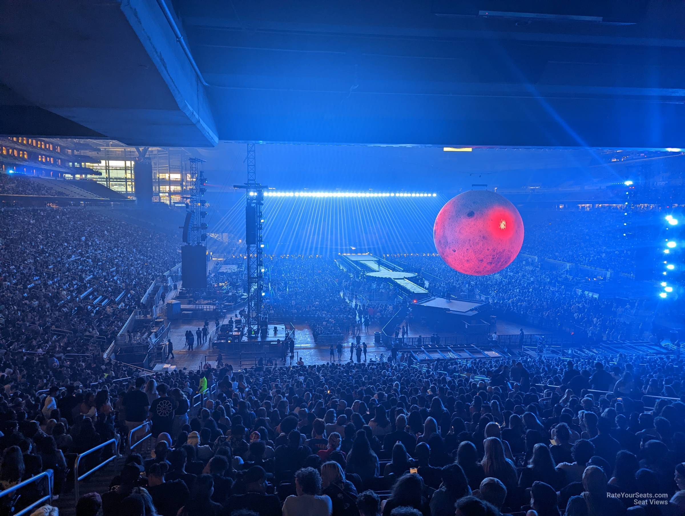 section 115 seat view  for concert - ford field