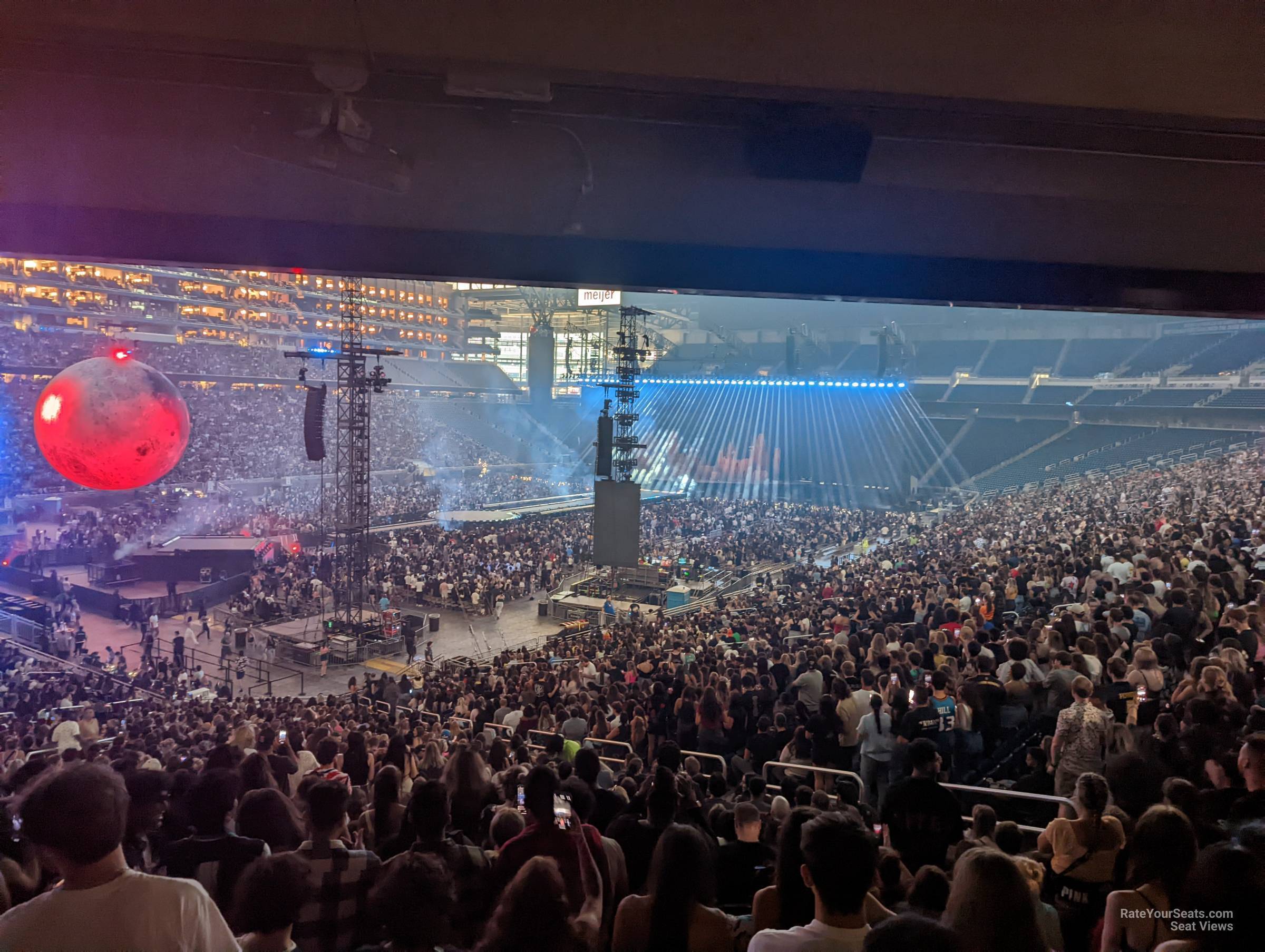 section 121 seat view  for concert - ford field