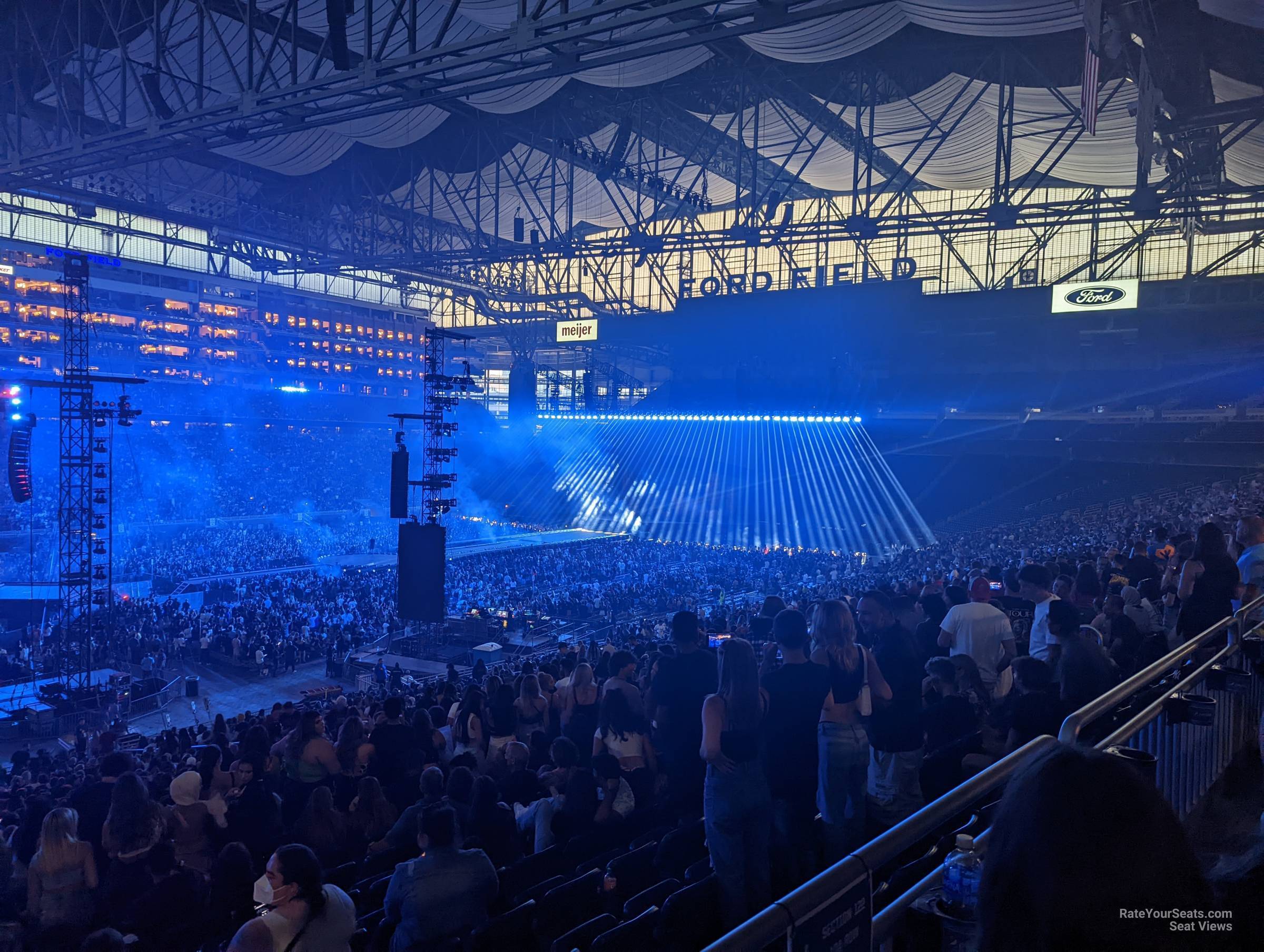 section 122 seat view  for concert - ford field