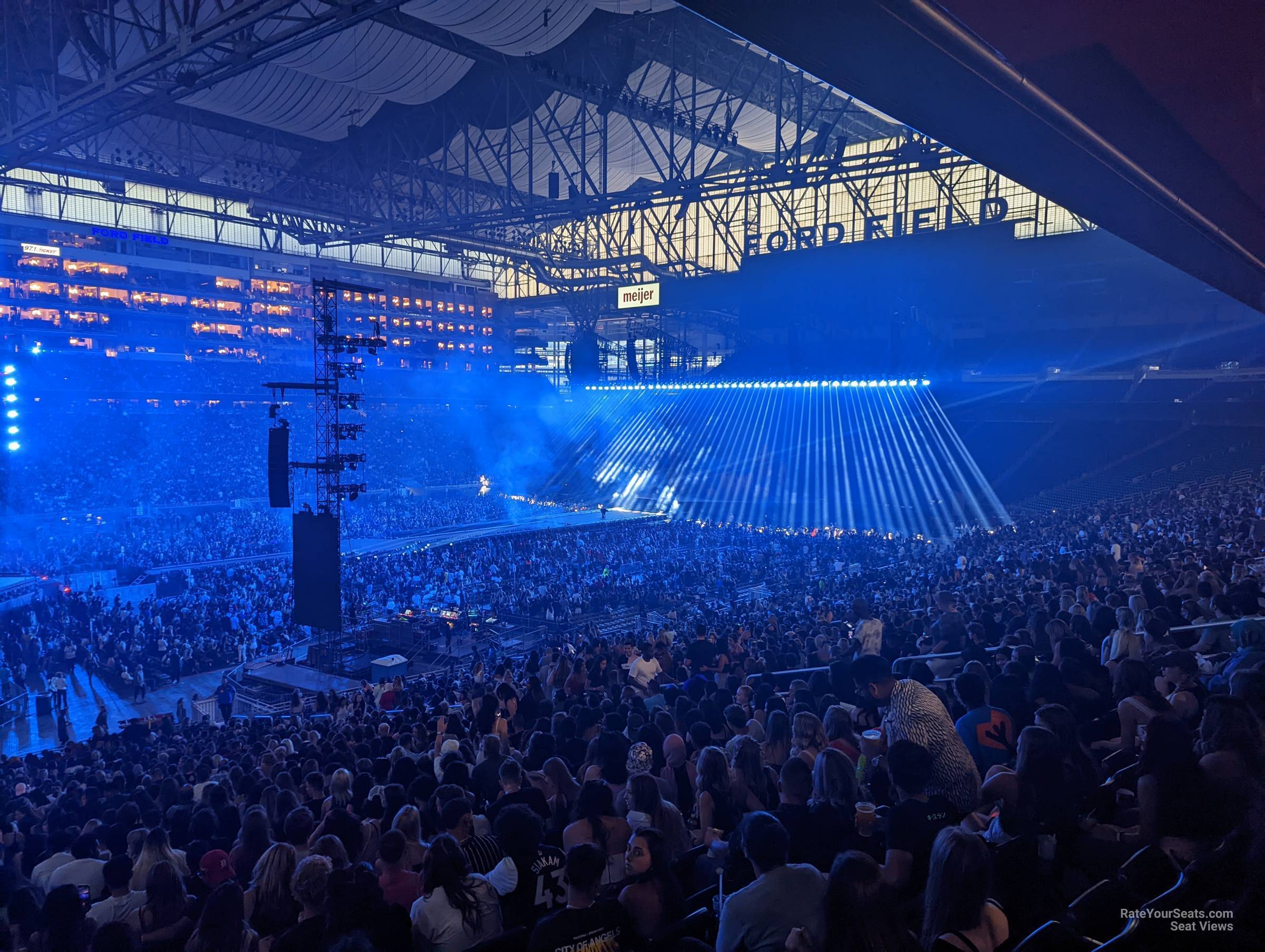 section 123 seat view  for concert - ford field