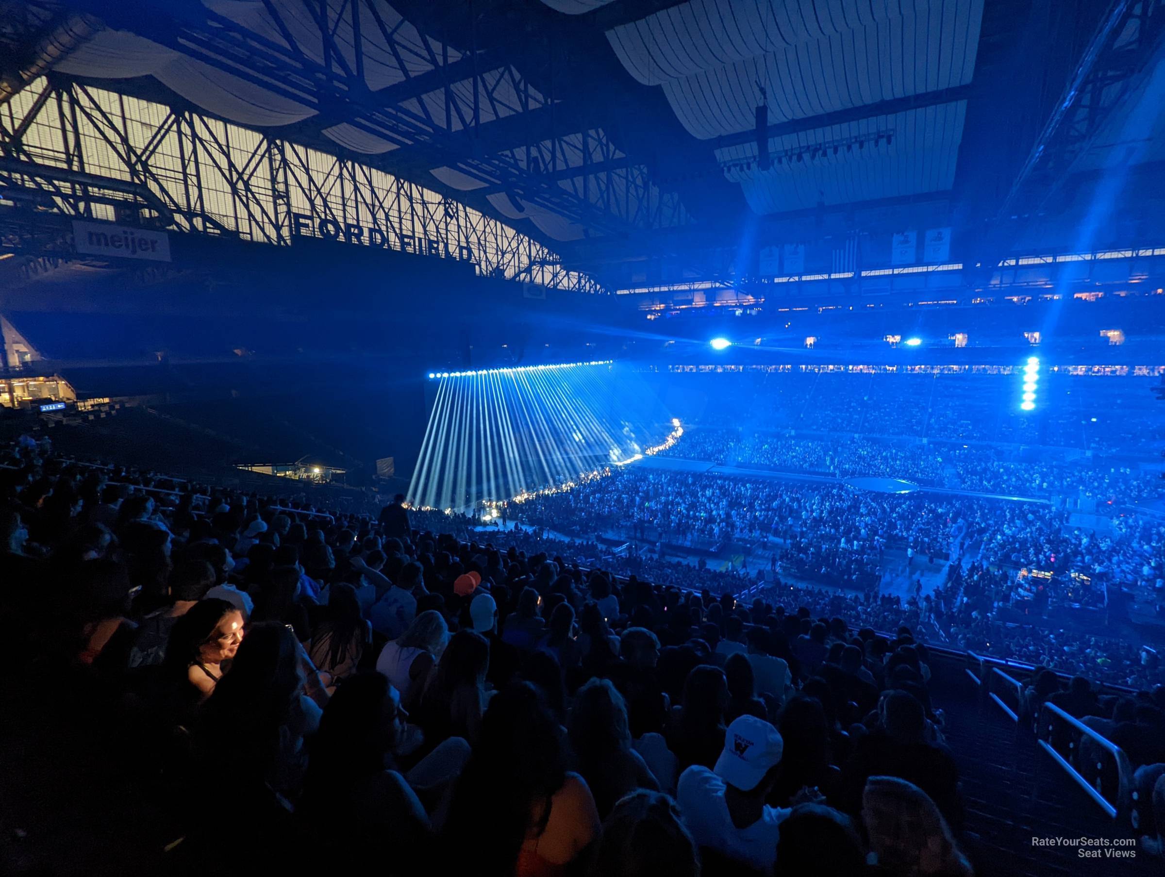 section 207 seat view  for concert - ford field