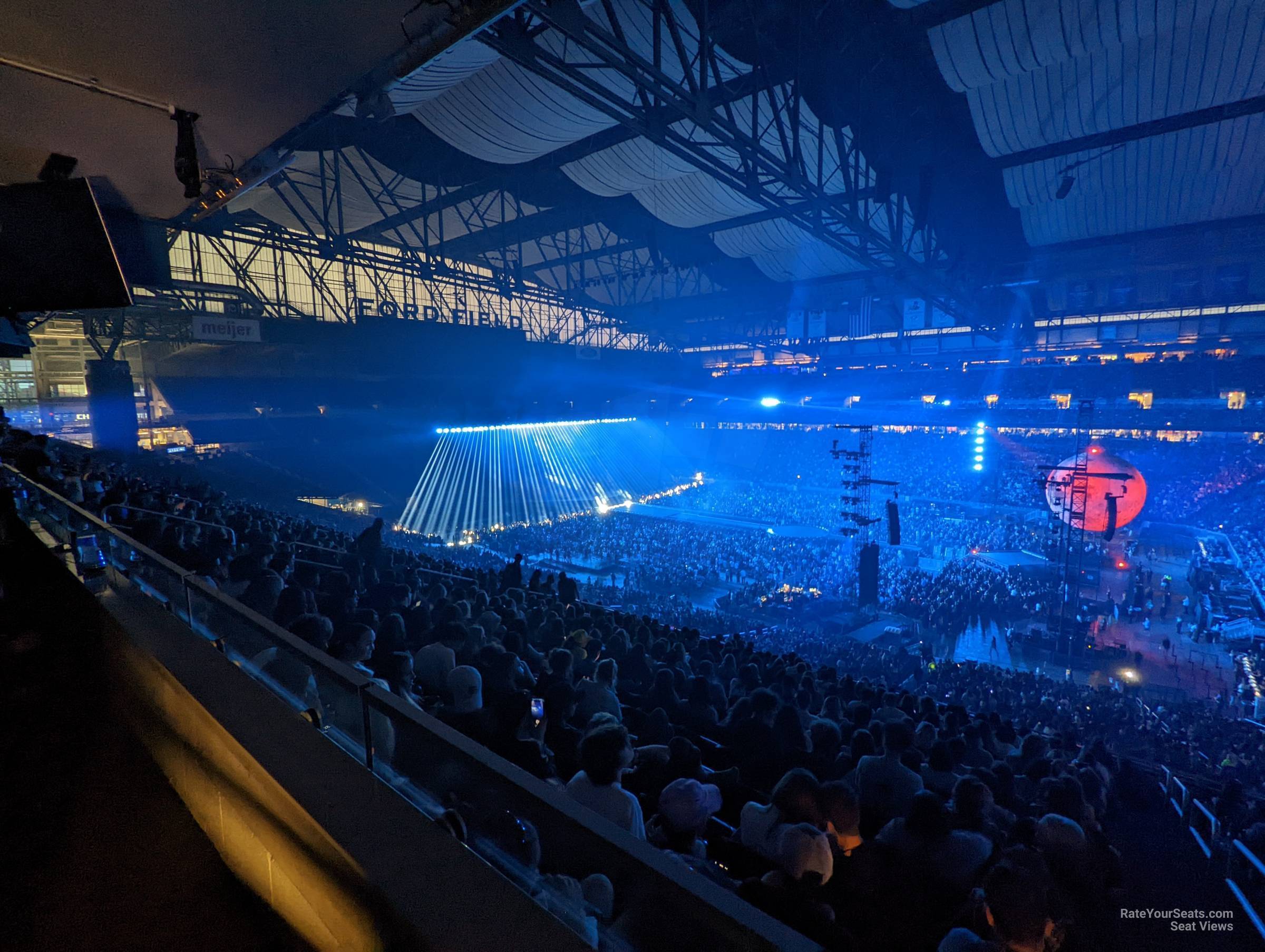 section 211 seat view  for concert - ford field