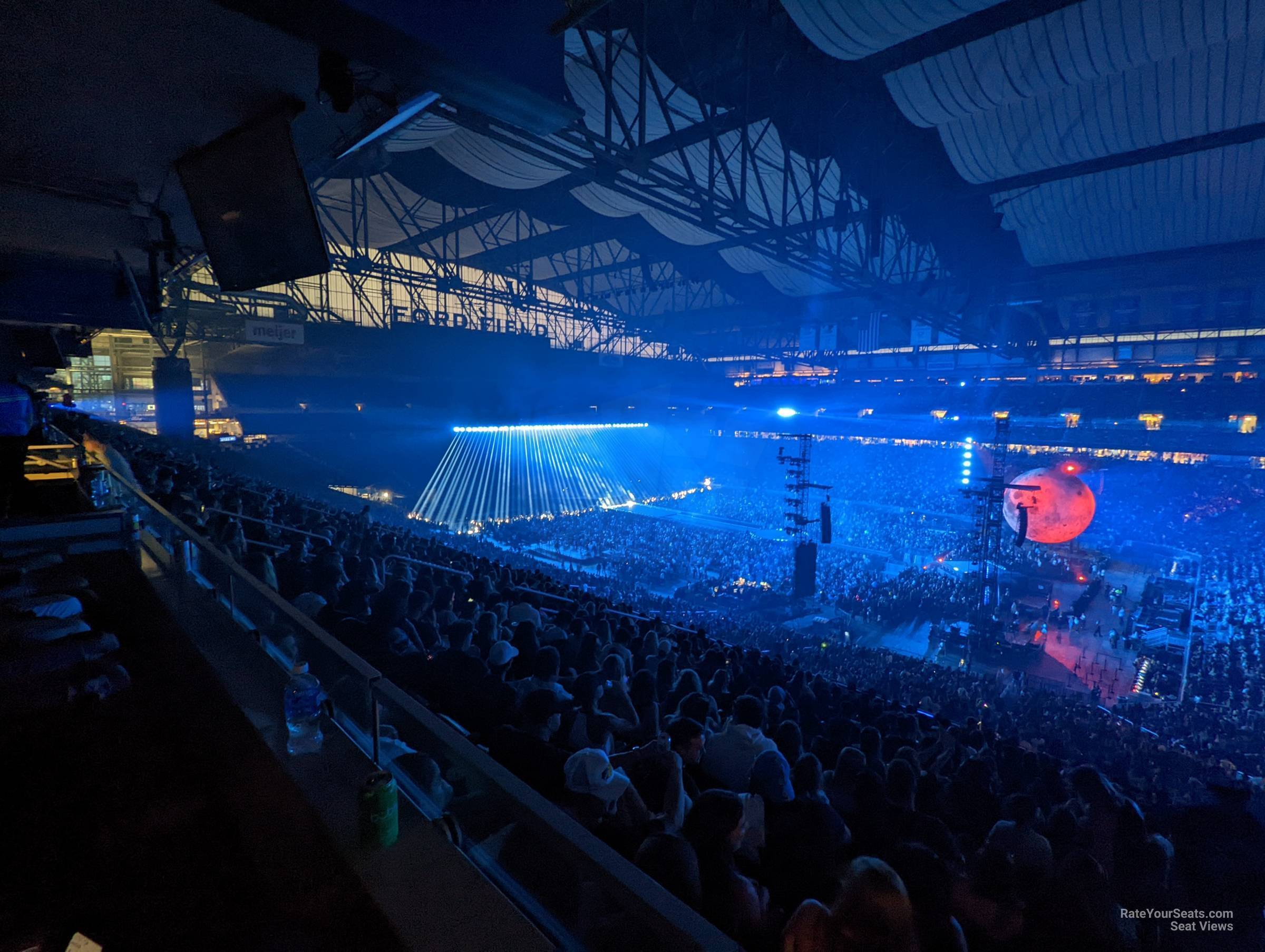 section 212 seat view  for concert - ford field