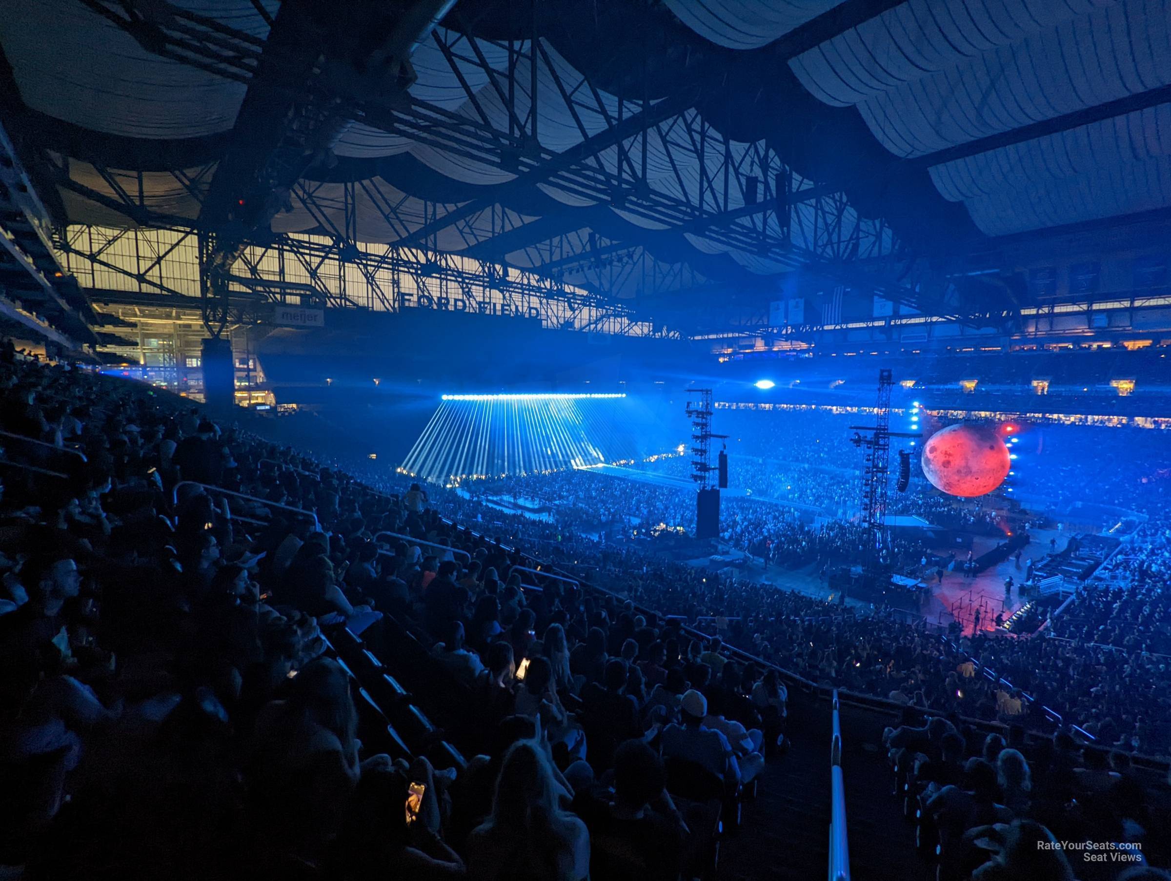 section 213 seat view  for concert - ford field