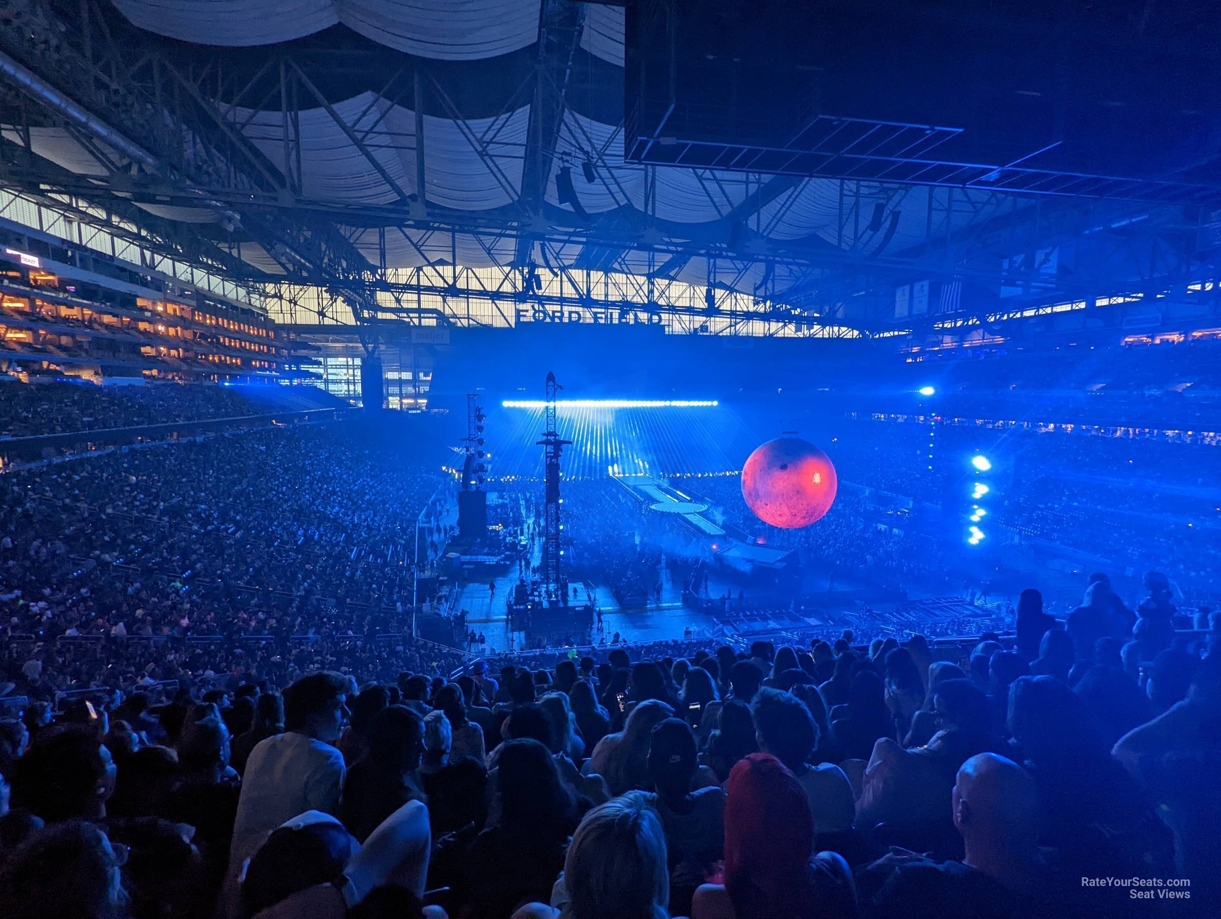 section 217 seat view  for concert - ford field