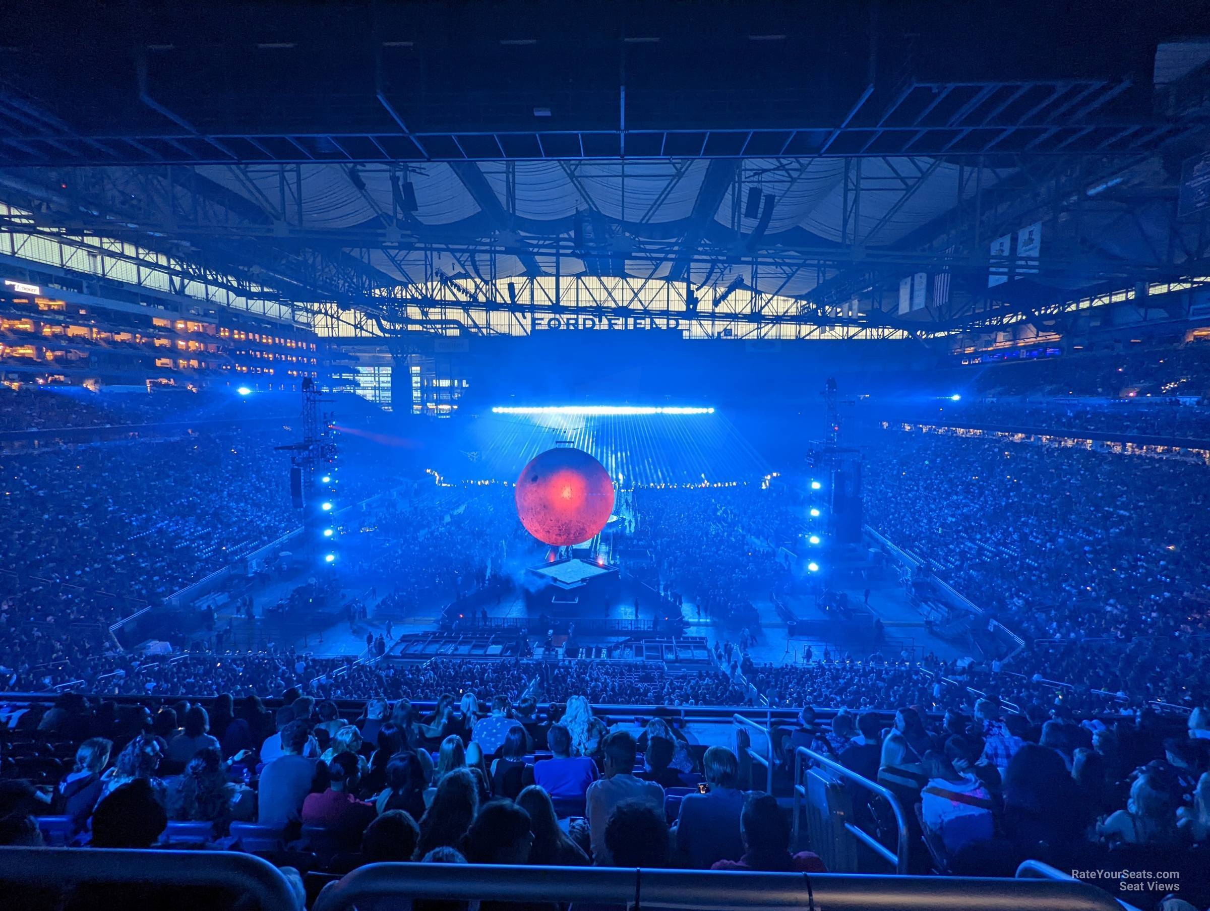 section 219 seat view  for concert - ford field