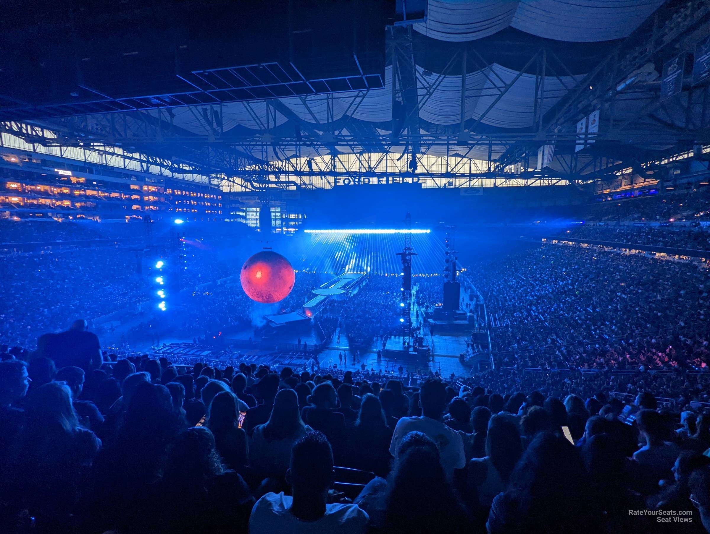 section 221 seat view  for concert - ford field