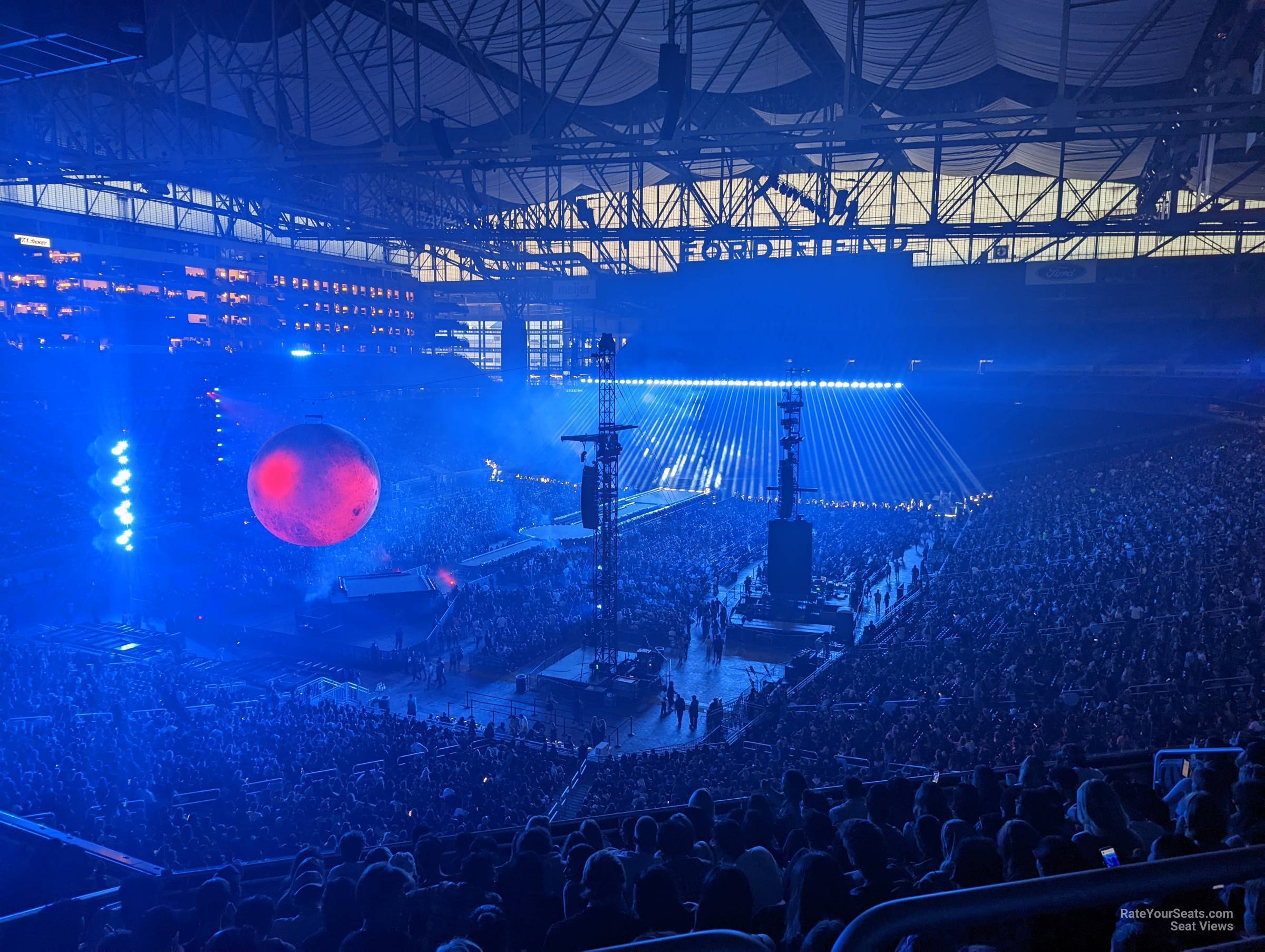 section 223 seat view  for concert - ford field