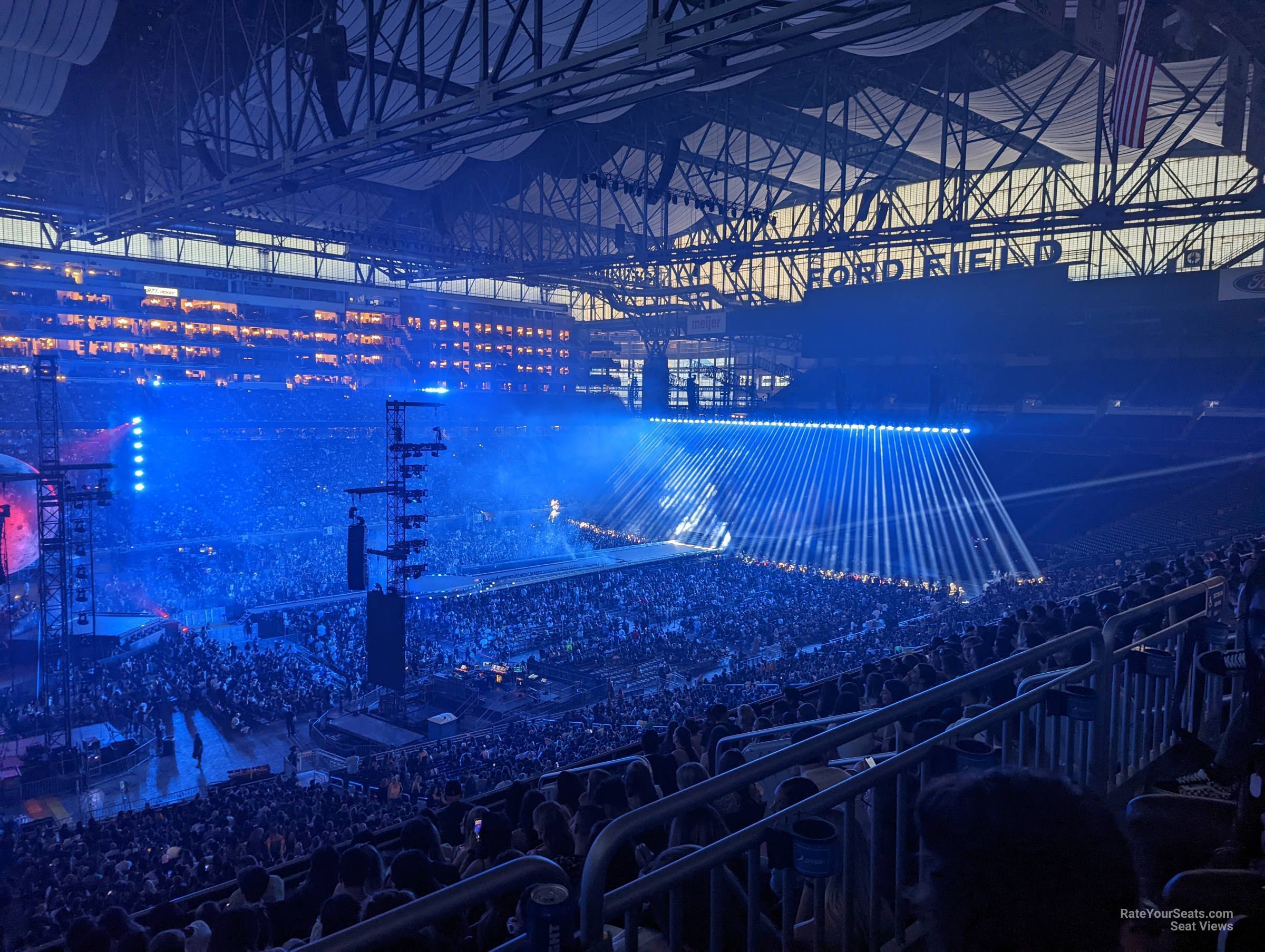 section 227 seat view  for concert - ford field