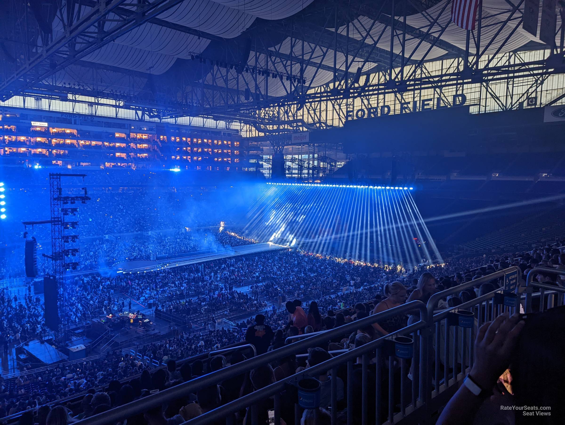 section 228 seat view  for concert - ford field