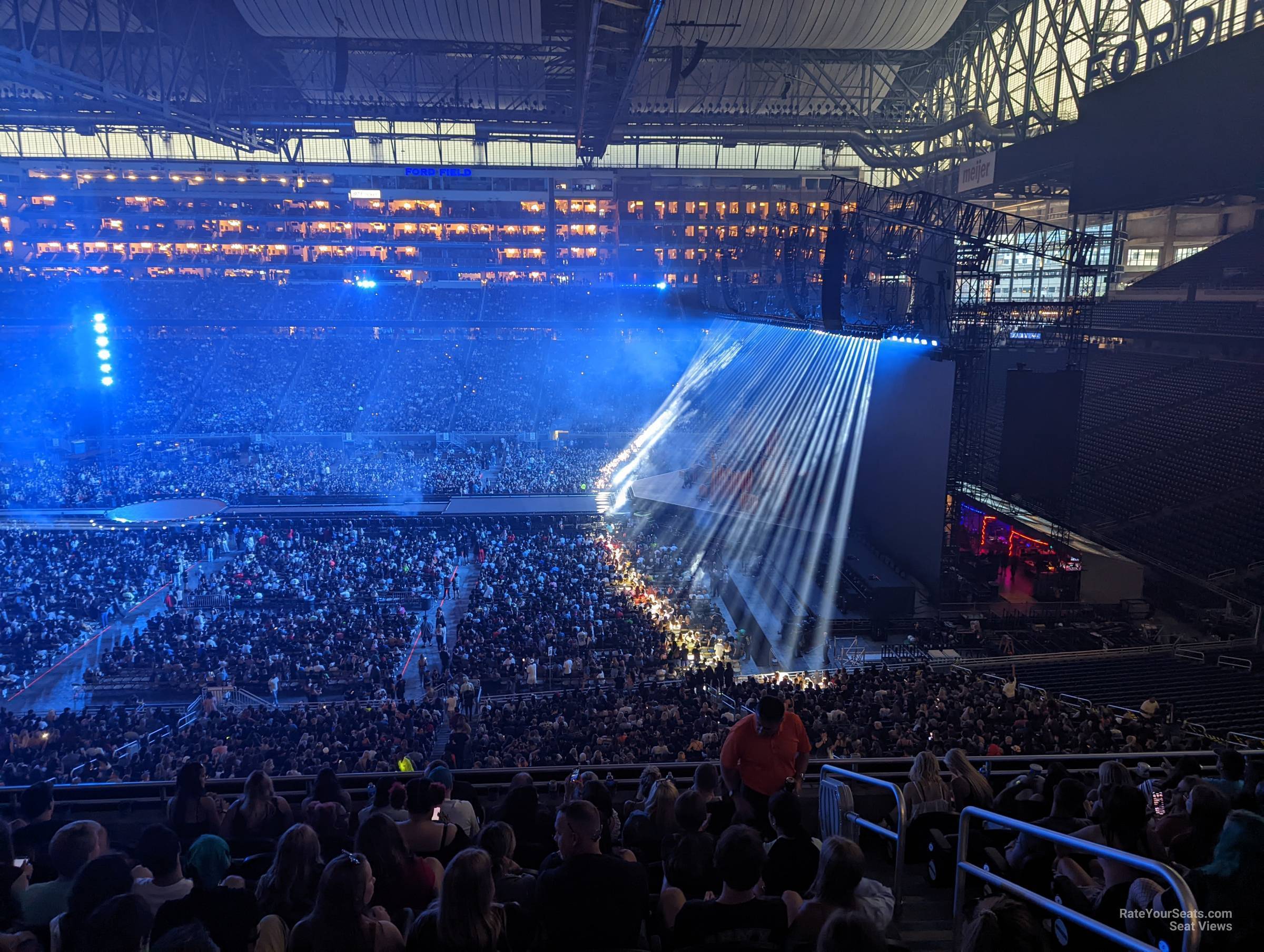 section 233 seat view  for concert - ford field