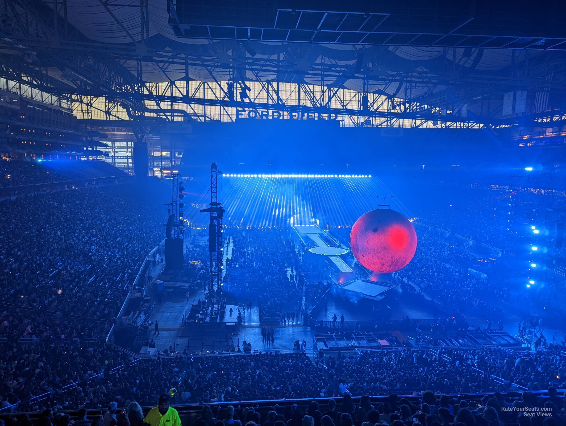 section 316 seat view  for concert - ford field