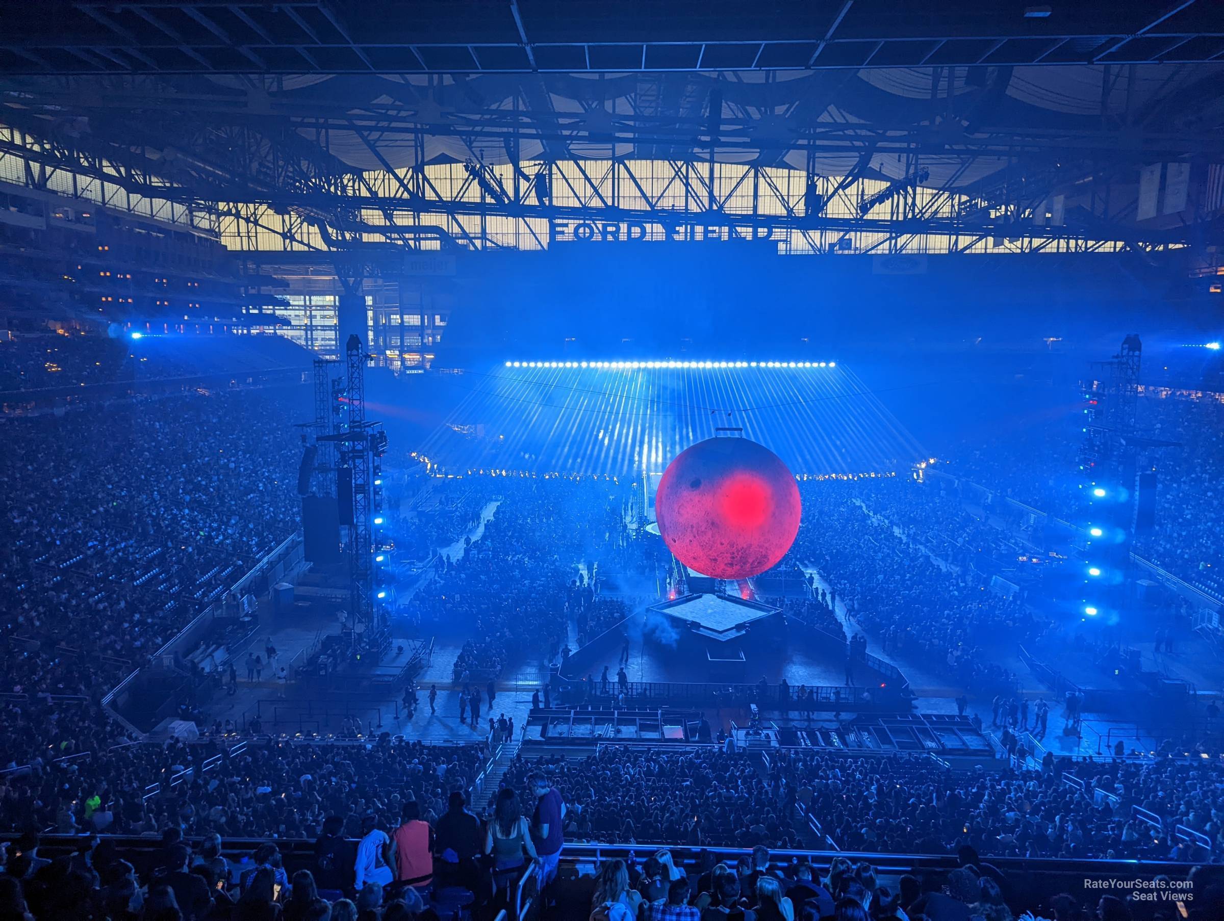 section 317 seat view  for concert - ford field