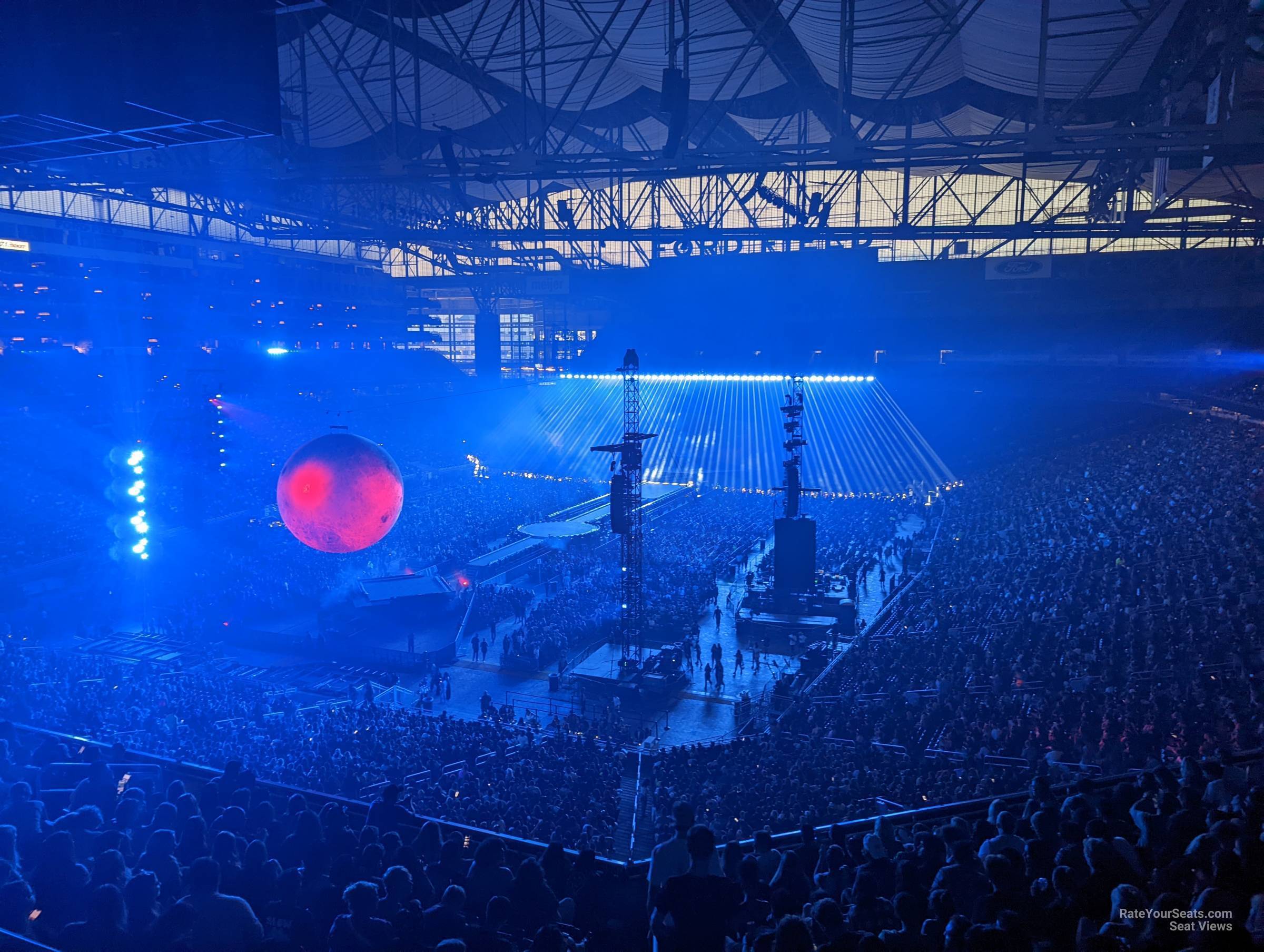 section 321 seat view  for concert - ford field