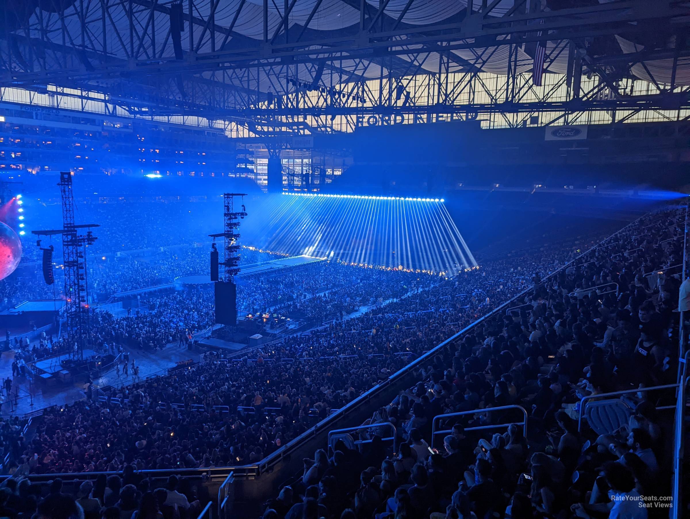 section 325 seat view  for concert - ford field