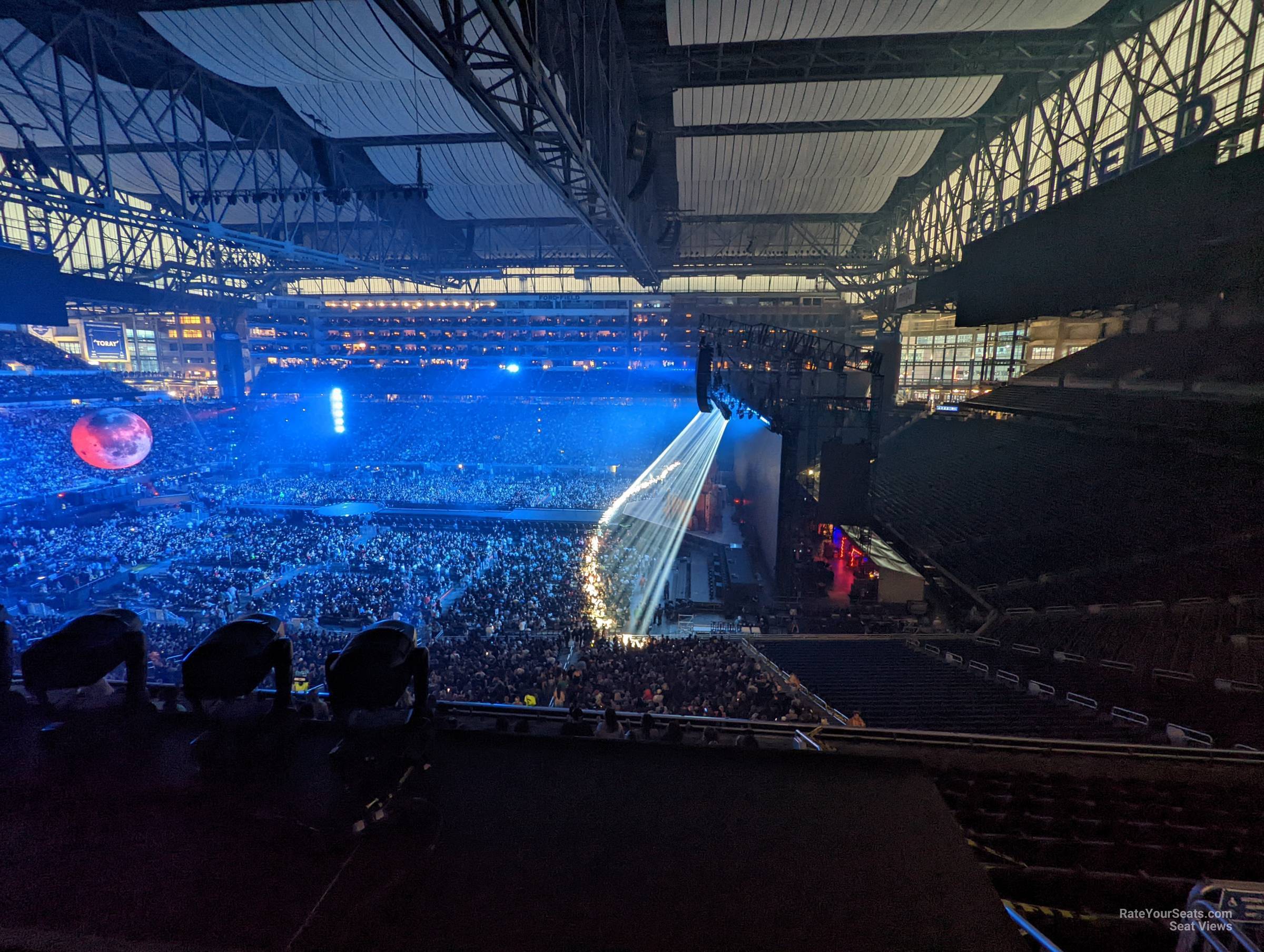section 333 seat view  for concert - ford field