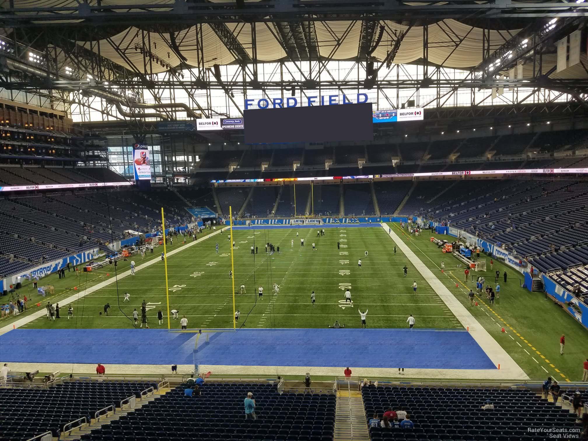 Section 219 at ford field detroit lions rateyourseats