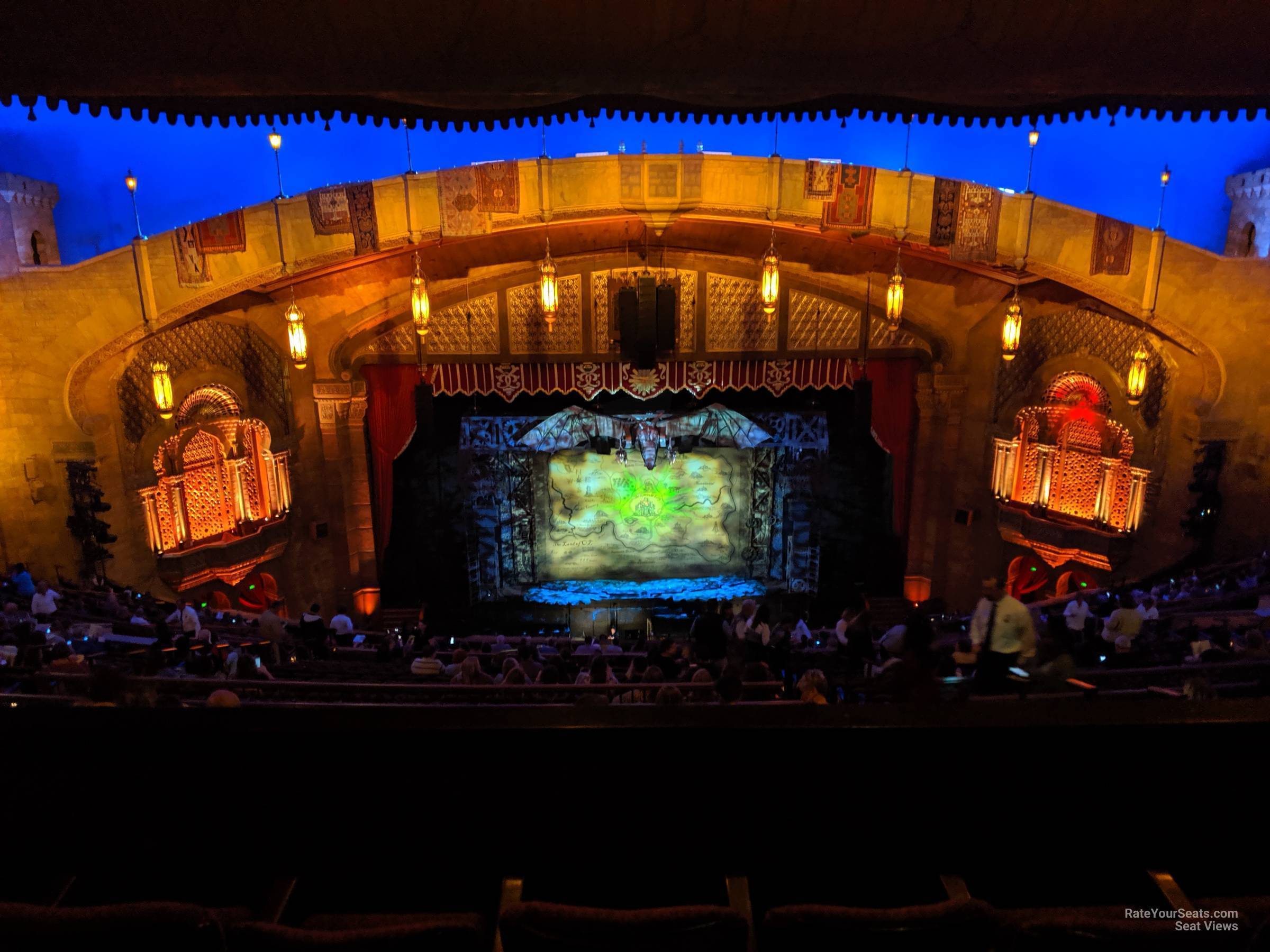 gallery left a, row t seat view  - fox theatre atlanta