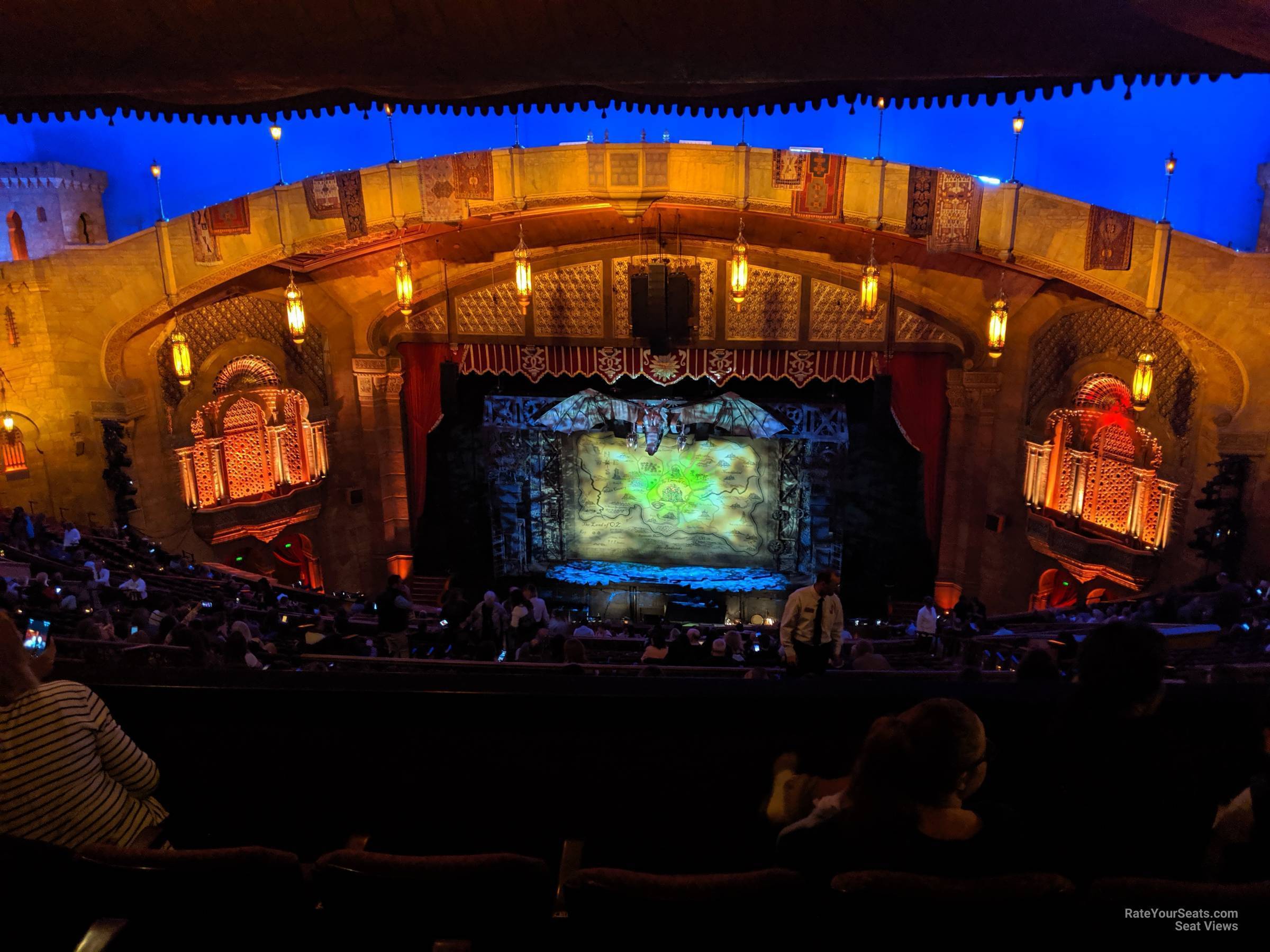 gallery right a, row t seat view  - fox theatre atlanta