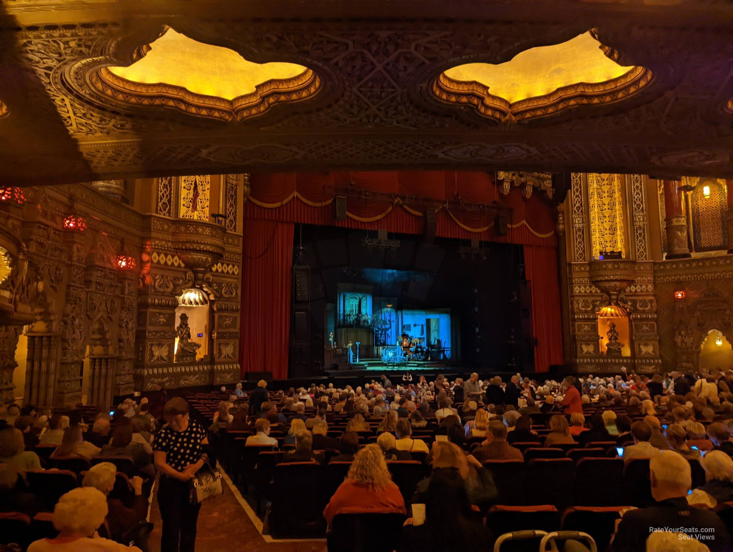 orchestra 1, row hh seat view  - fox theatre st. louis