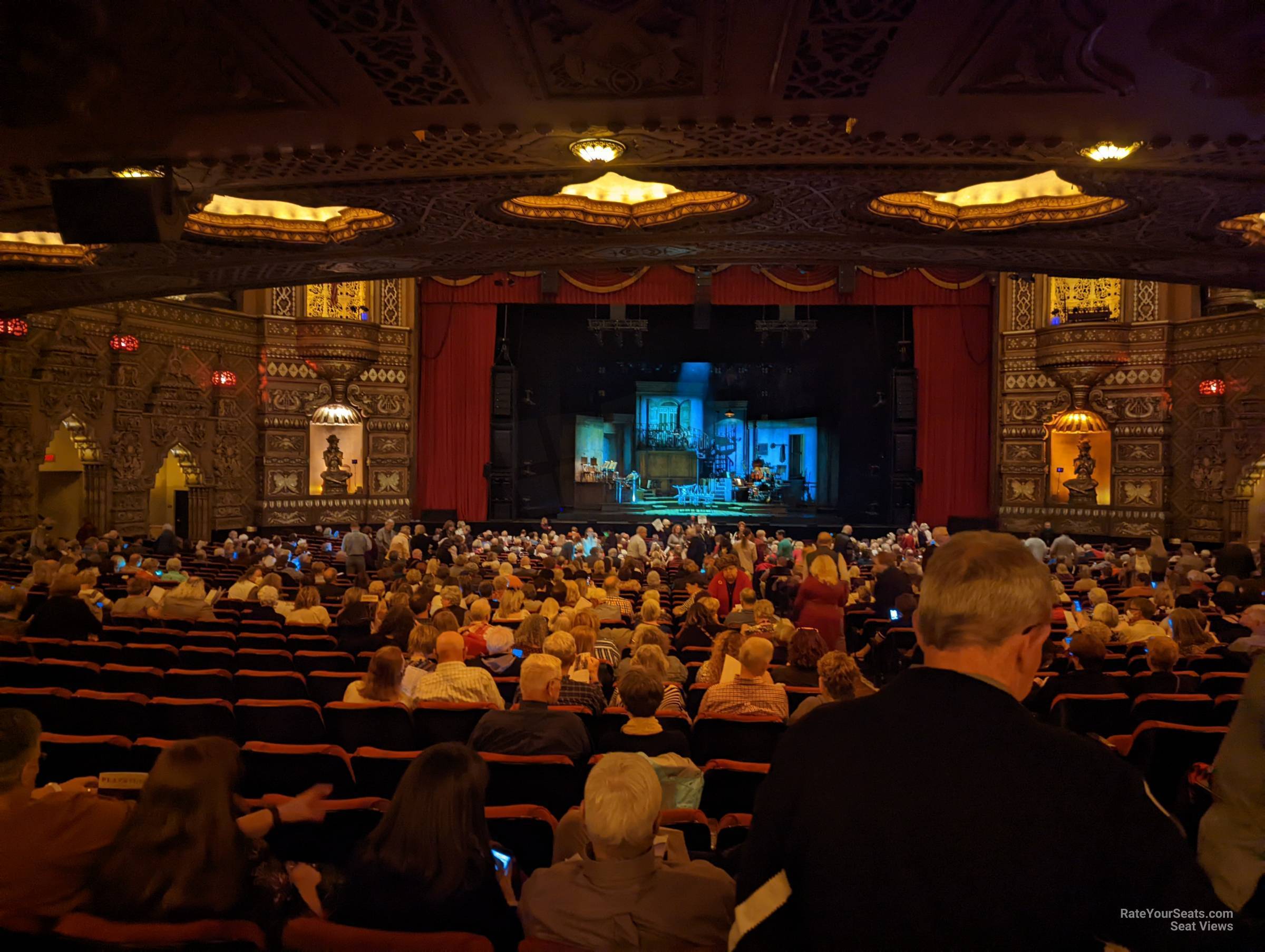 orchestra 4, row hh seat view  - fox theatre st. louis