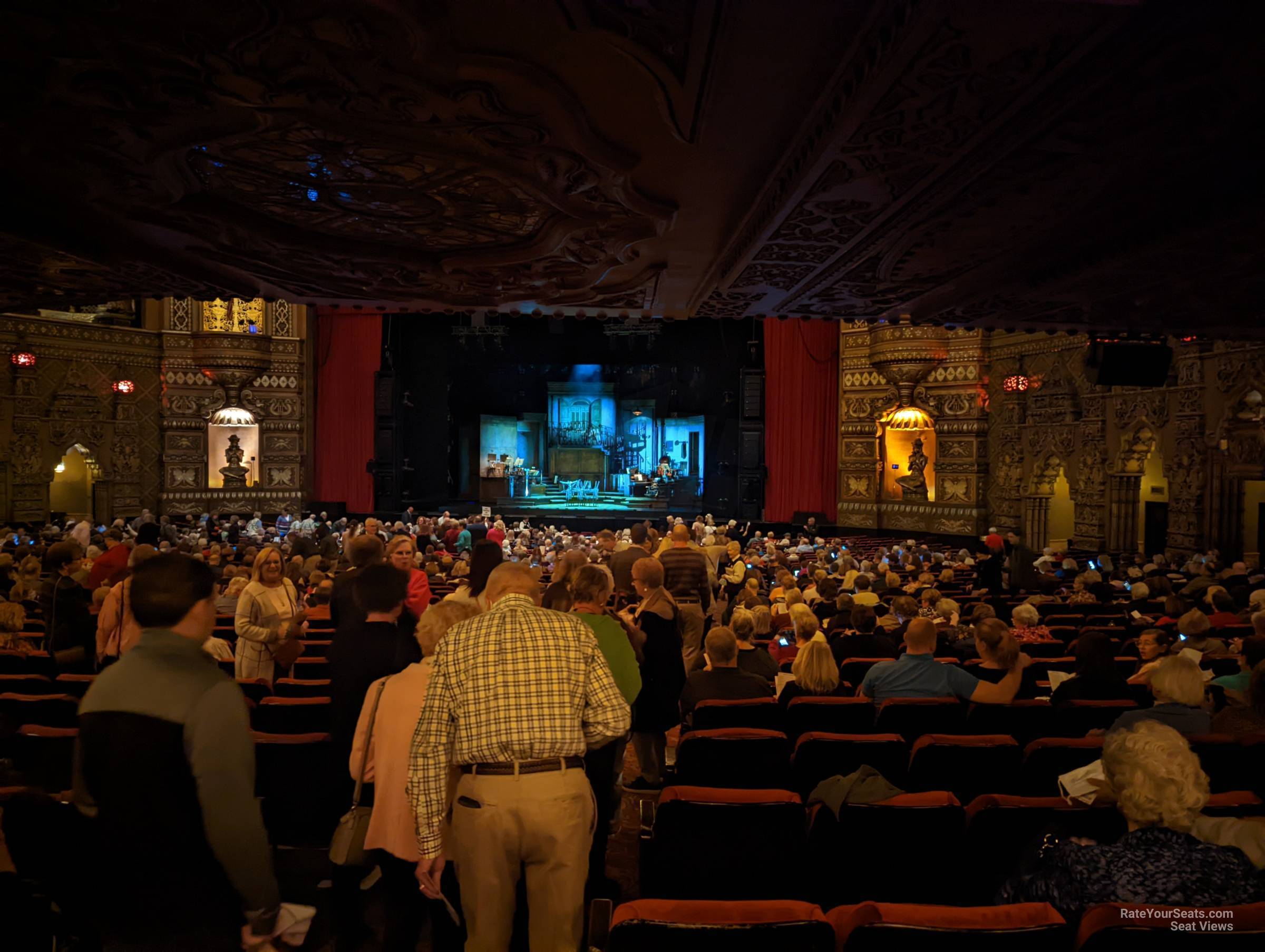 orchestra 5, row hh seat view  - fox theatre st. louis