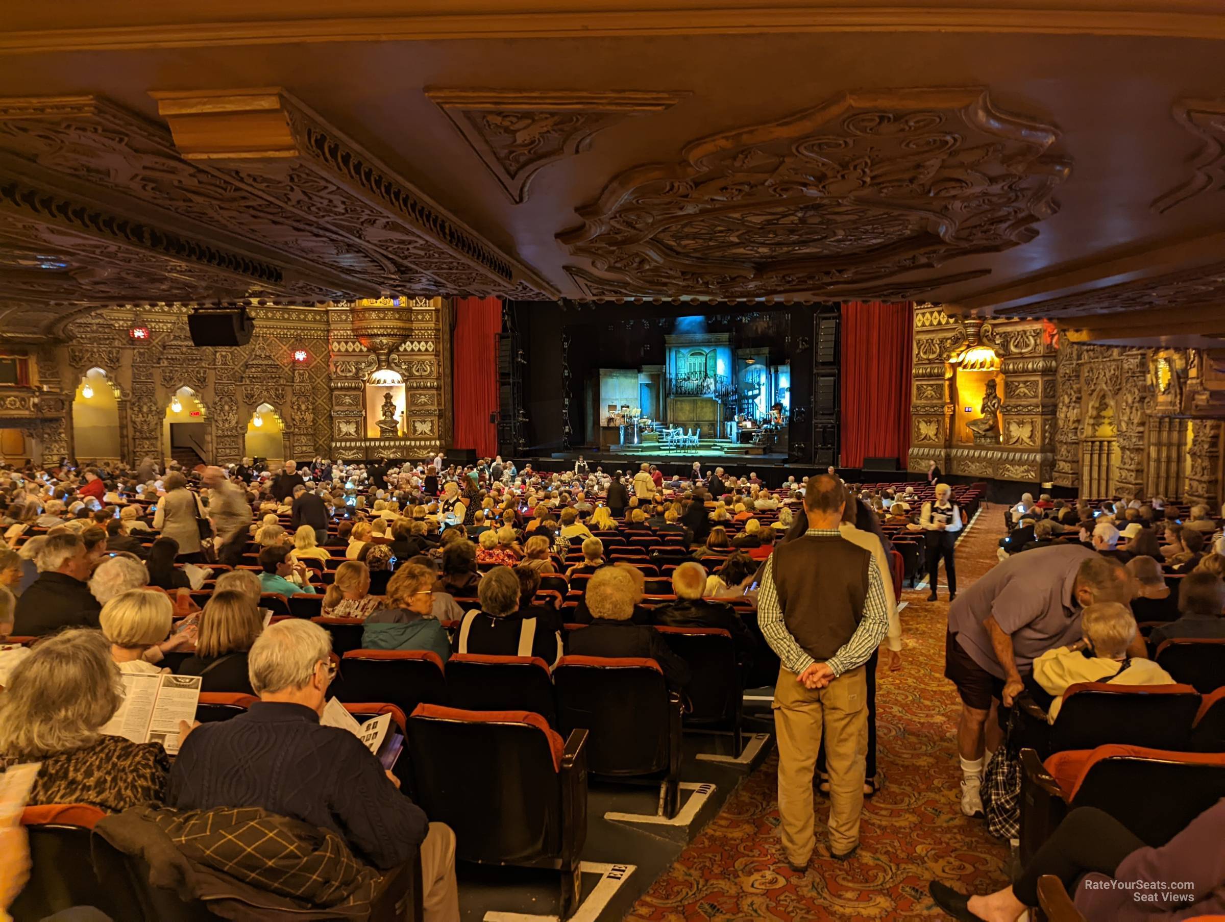 orchestra 6, row hh seat view  - fox theatre st. louis