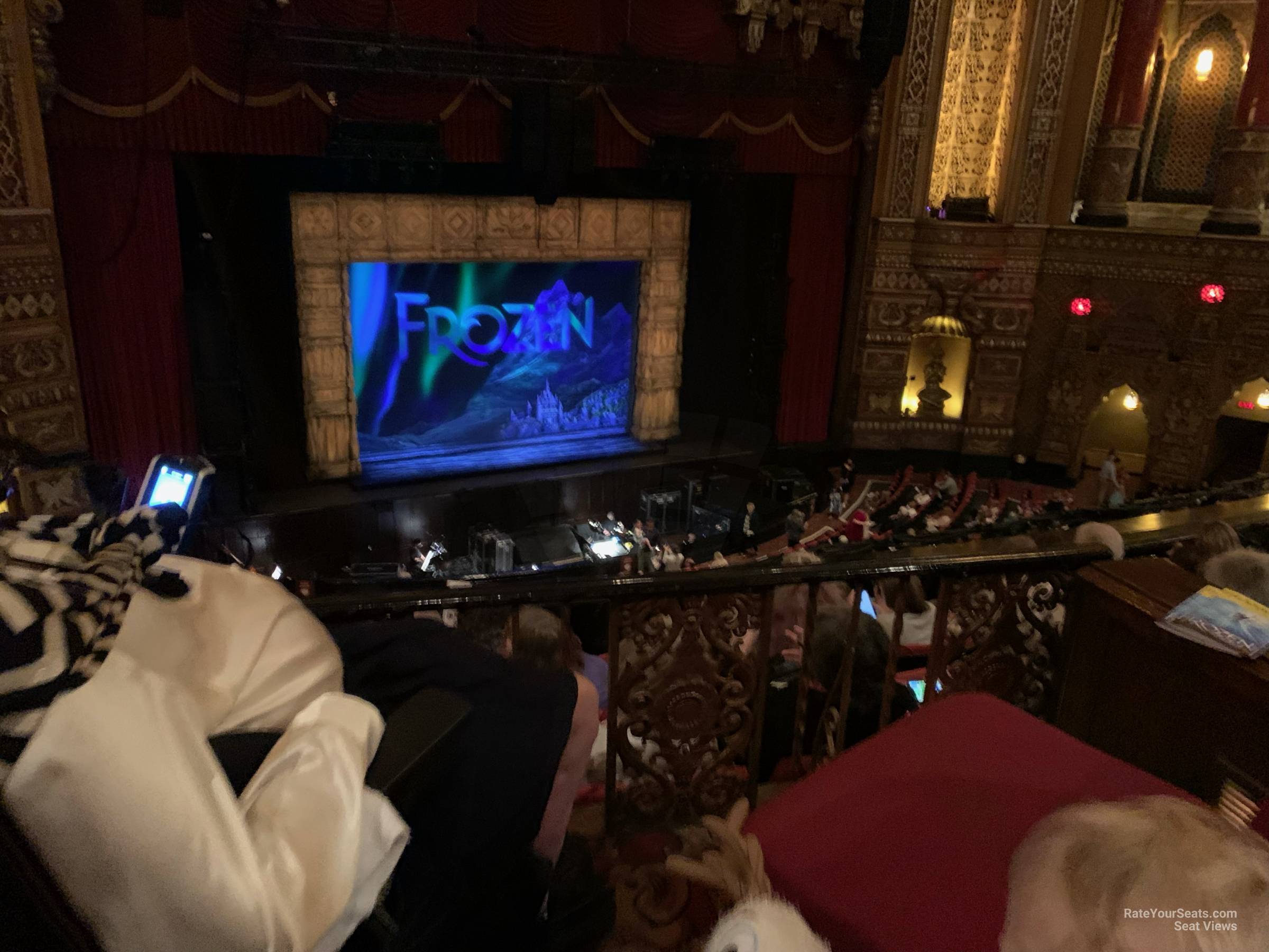 balcony 2, row l seat view  - fox theatre st. louis