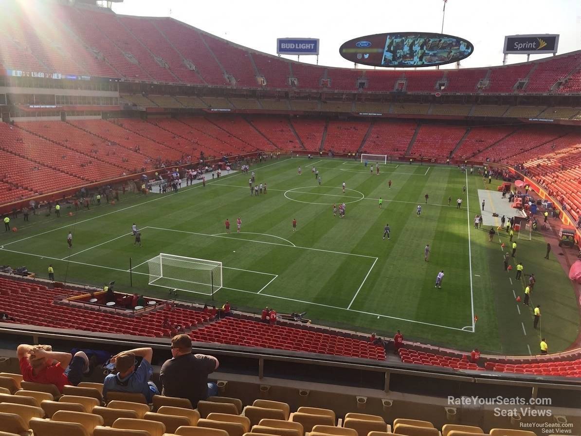 section 211, row 7 seat view  for soccer - arrowhead stadium